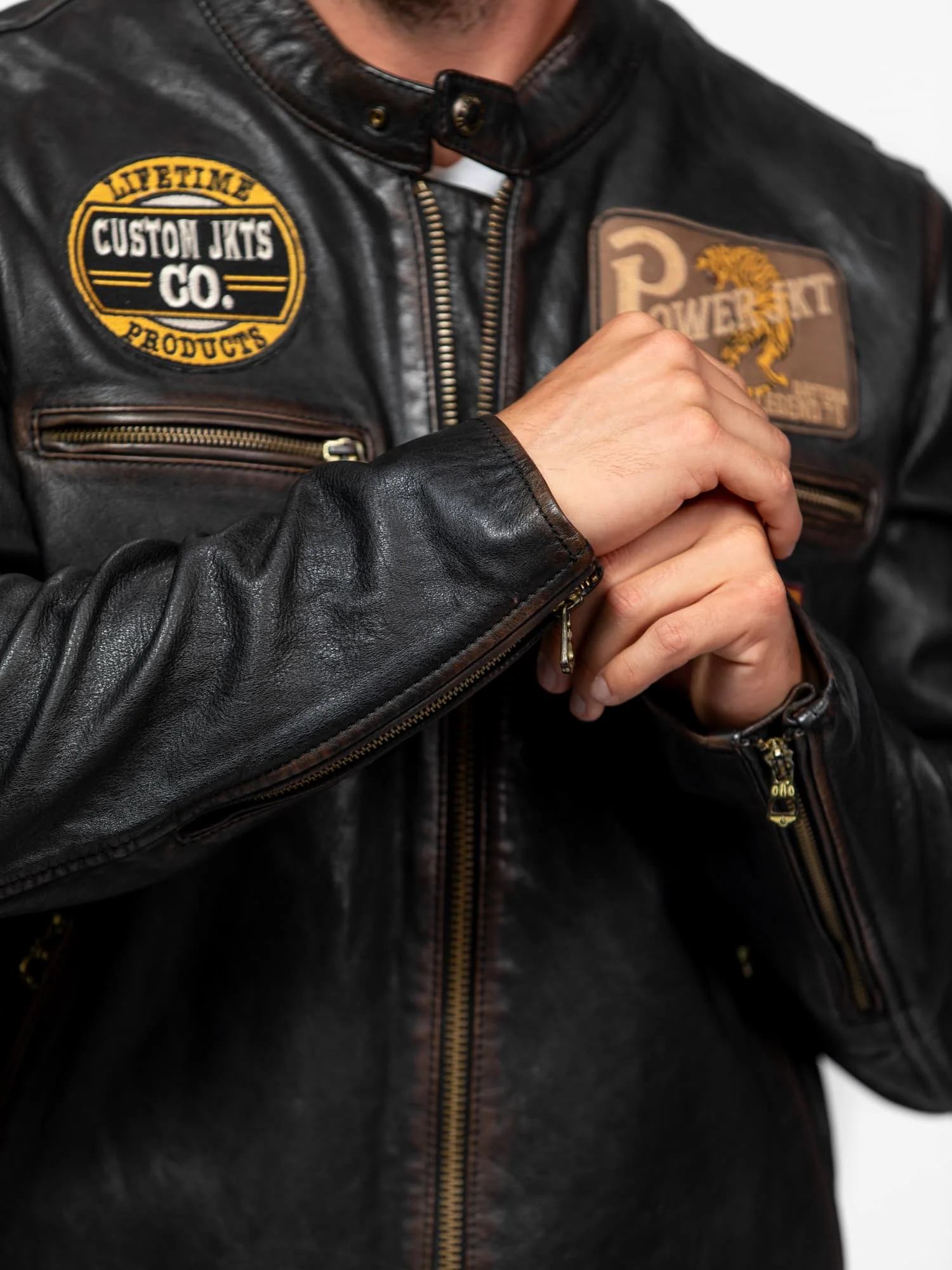 Martinez - Blouson moto vintage - Image 3