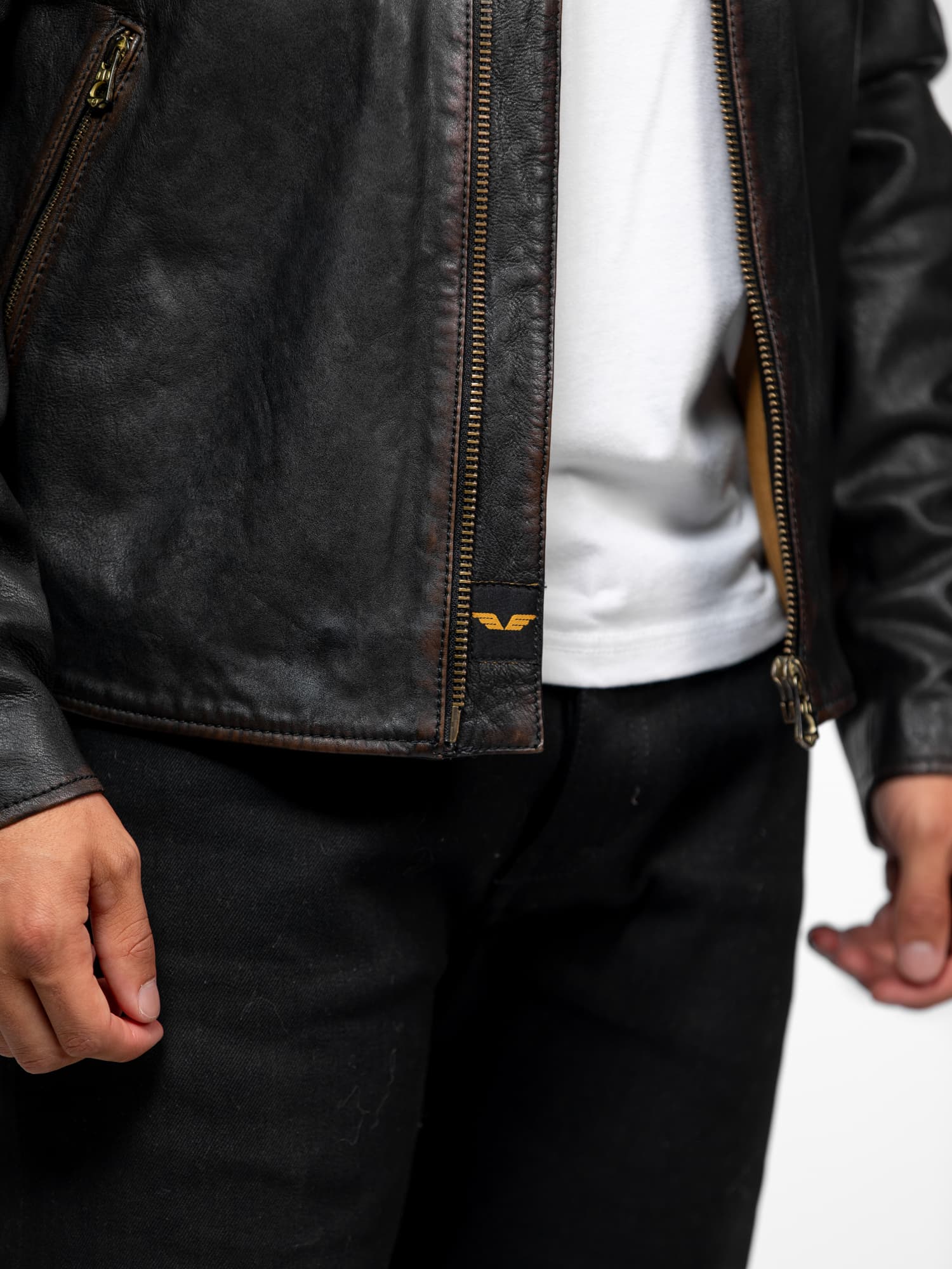Martinez - Blouson moto vintage - Image 4