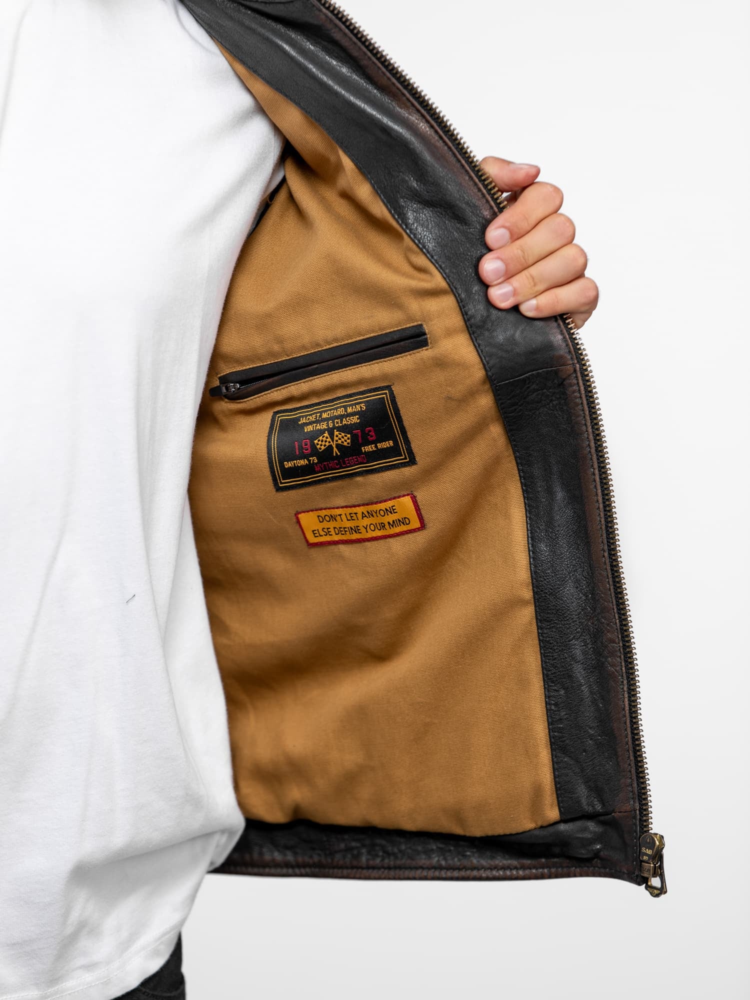 Martinez - Blouson moto vintage - Image 7