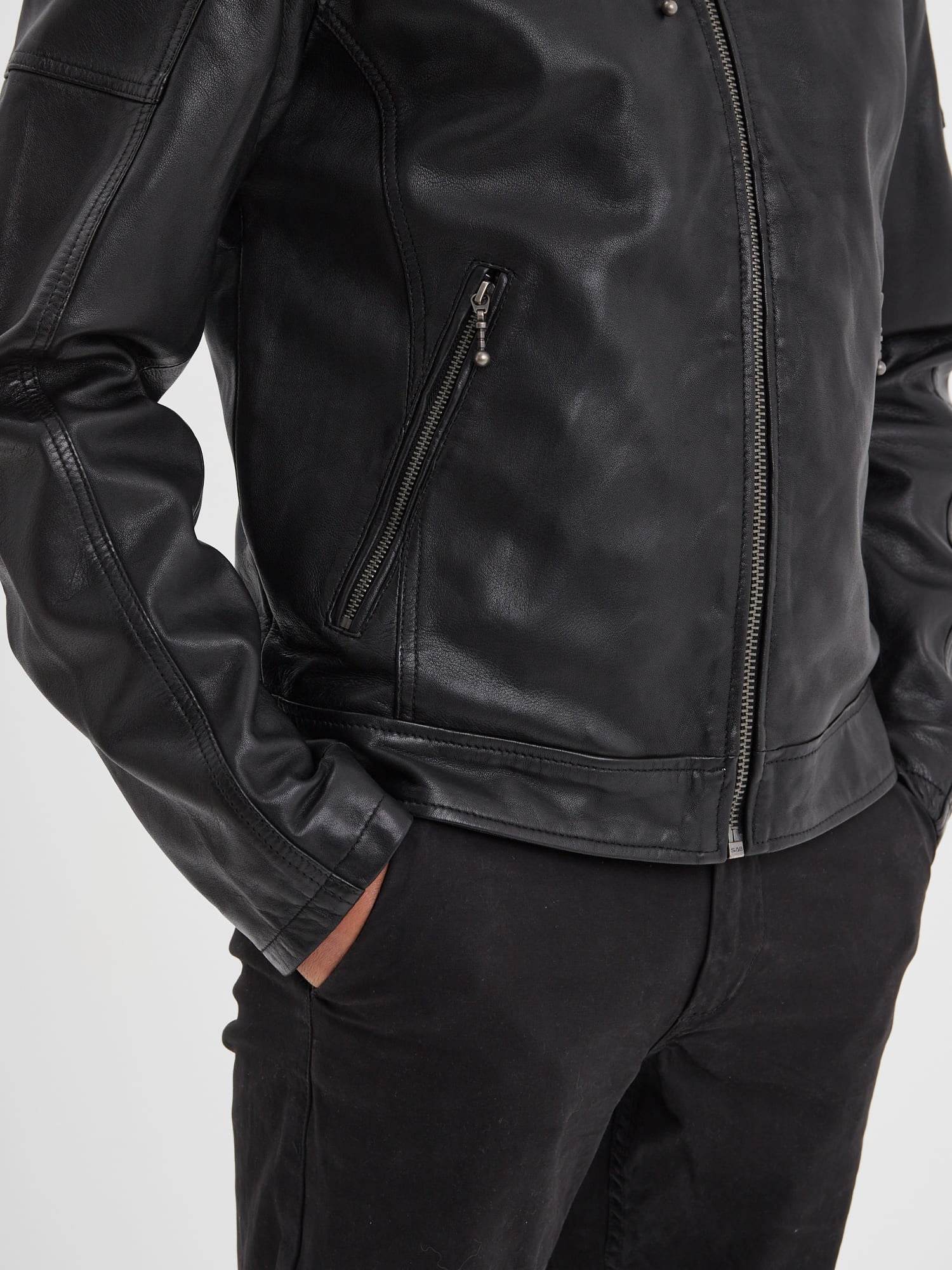 Mick - Blouson cuir rétro homme - Image 10