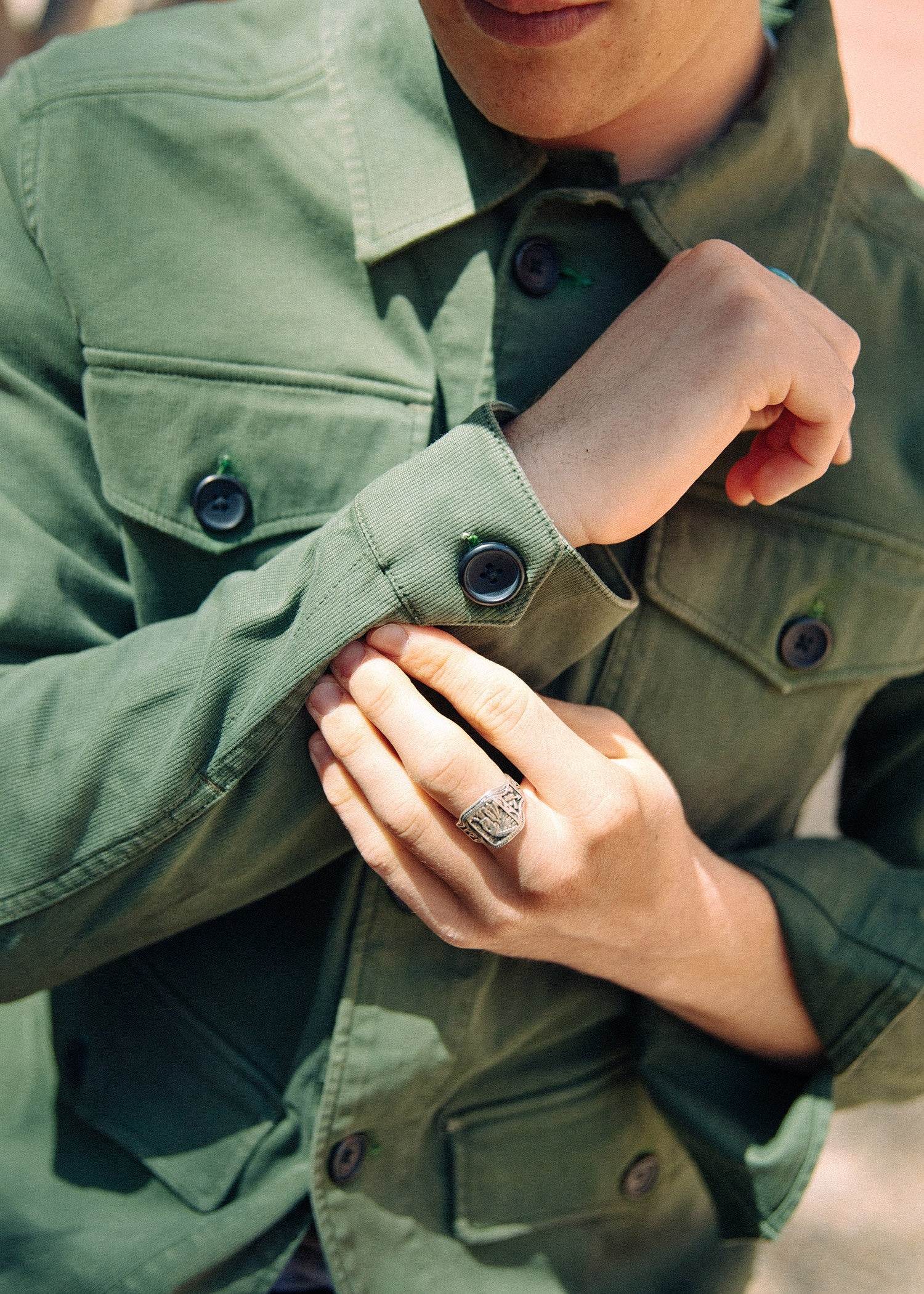 Military bedford cord jacket - Image 2