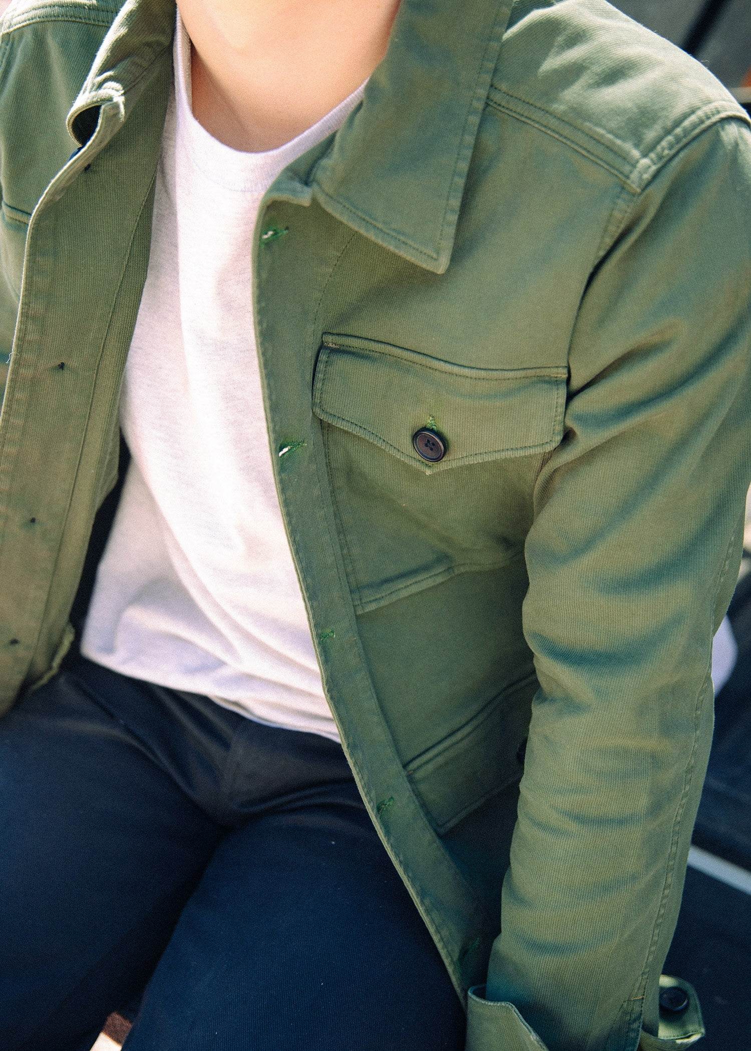 Military bedford cord jacket - Image 4