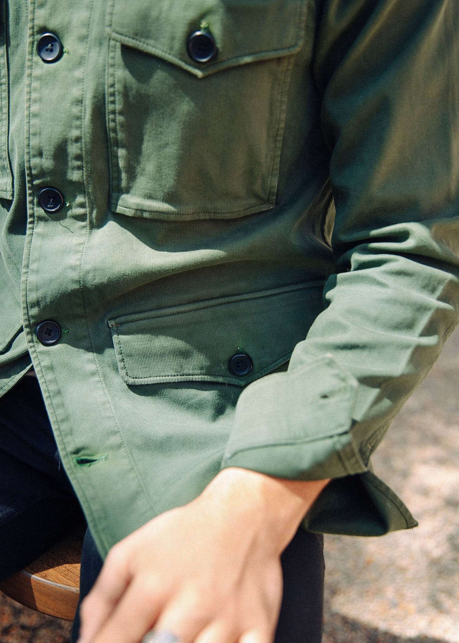 Military bedford cord jacket - Image 8