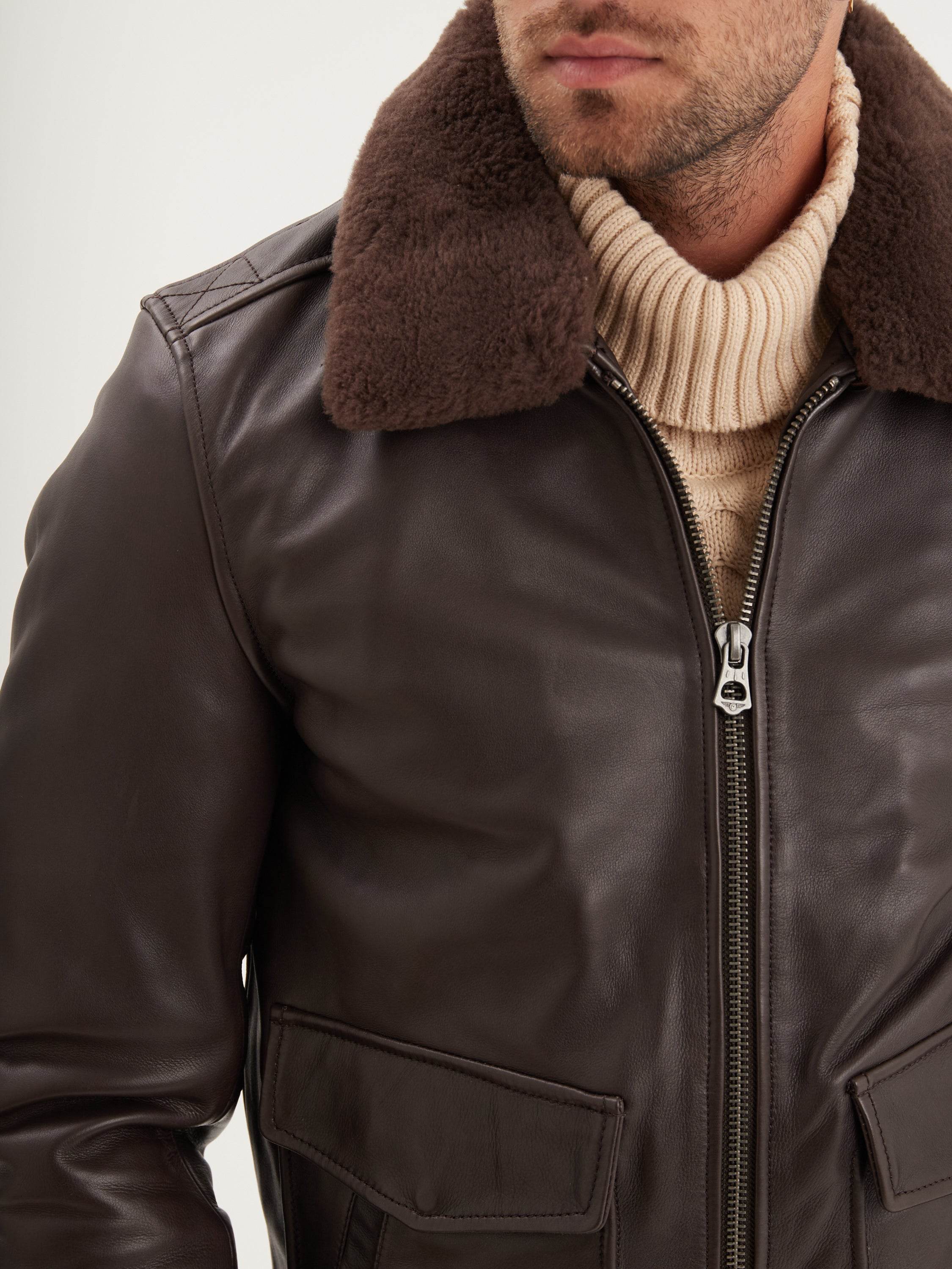 Mirage - Blouson aviateur cuir homme - Image 3