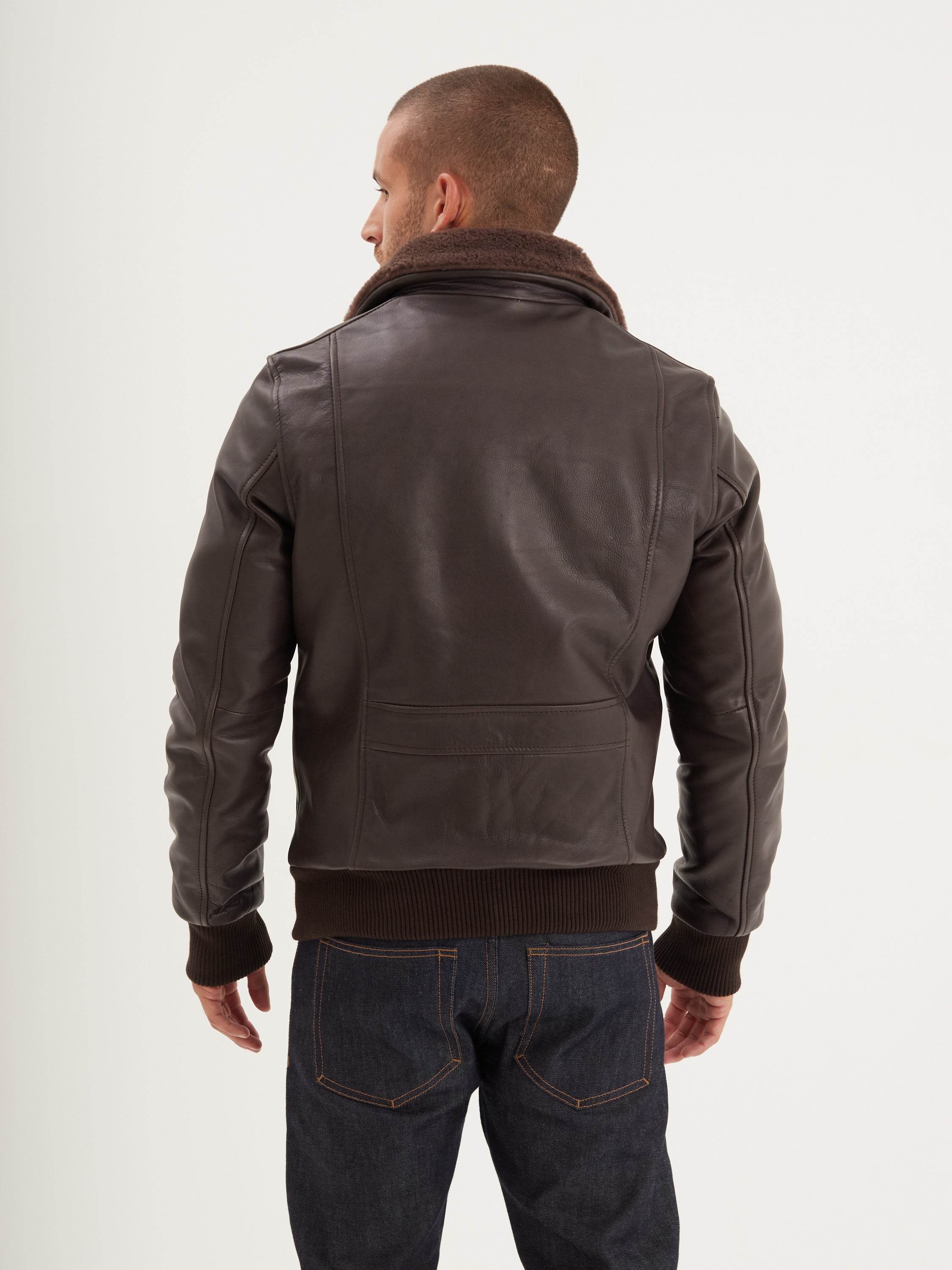 Mirage - Blouson aviateur cuir homme - Image 4