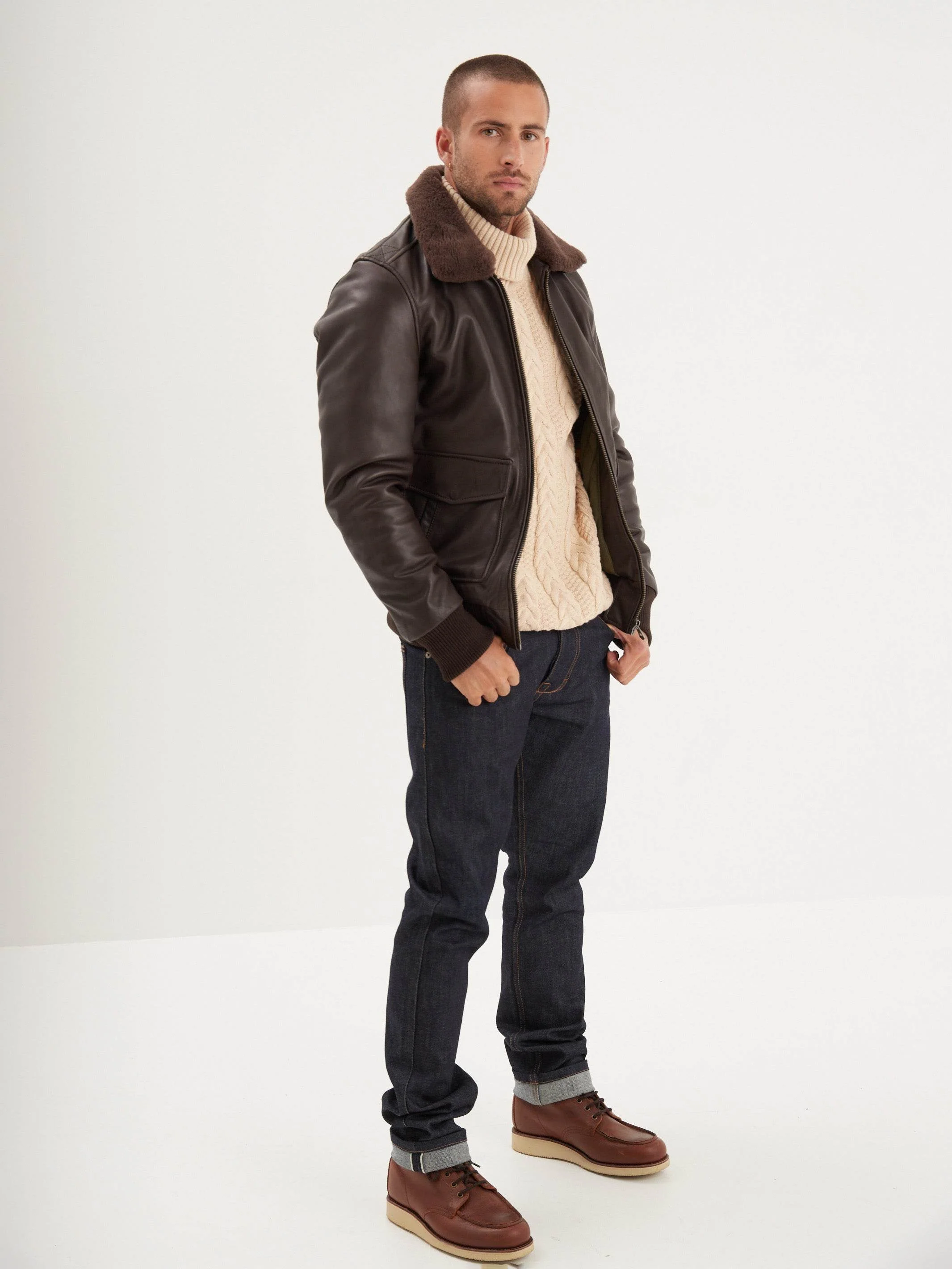 Mirage - Blouson aviateur cuir homme - Image 5