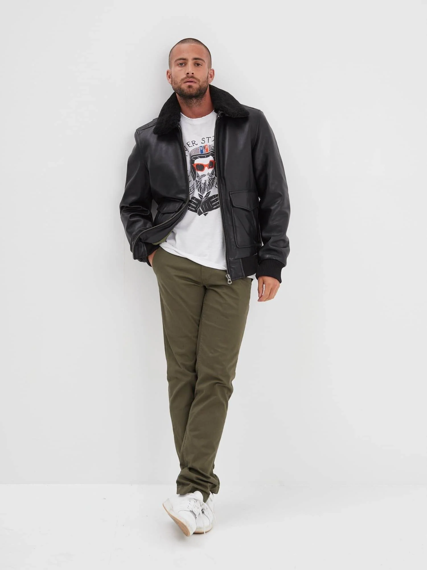 Mirage - Blouson aviateur cuir homme - Image 8