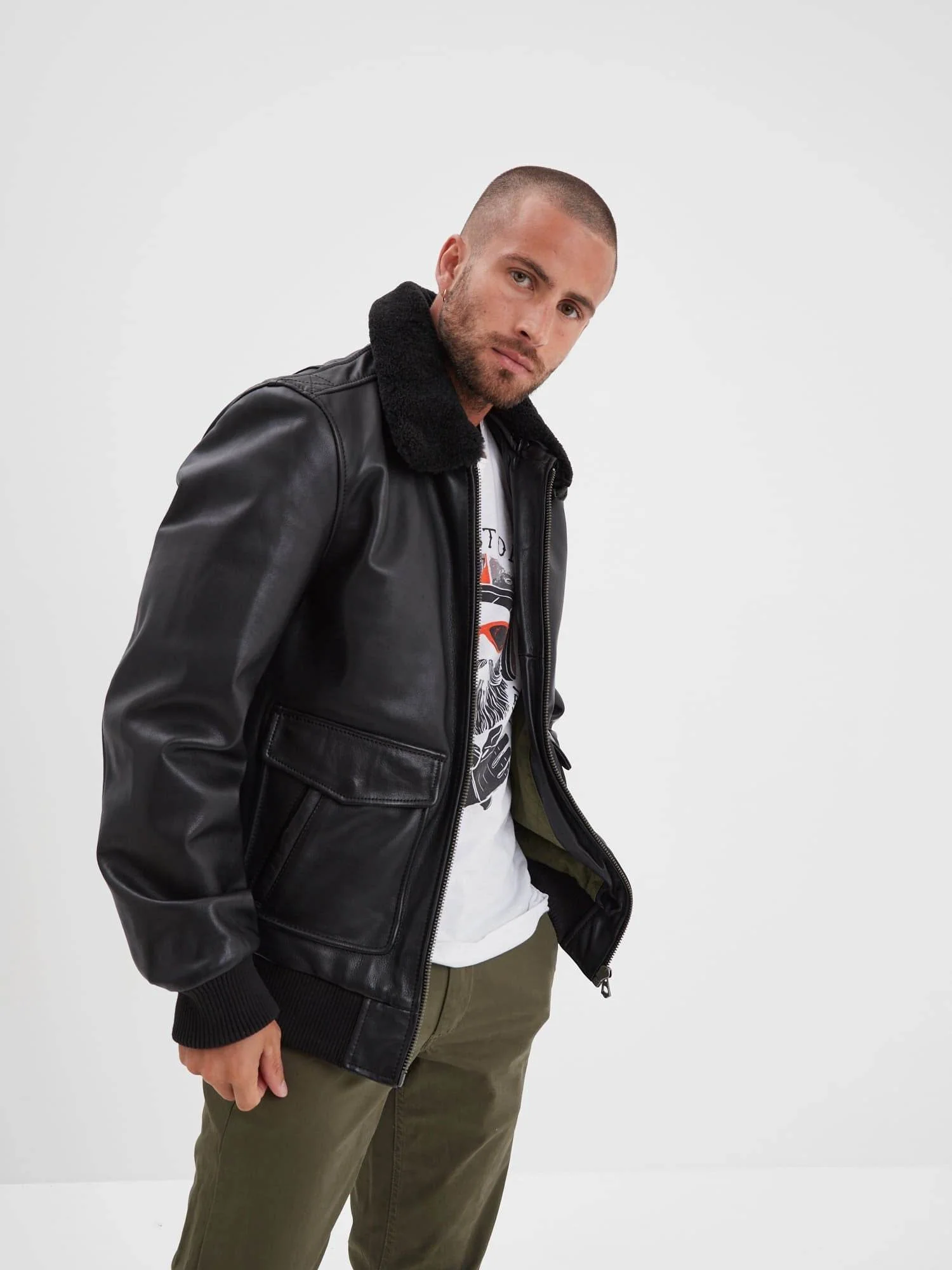 Mirage - Blouson aviateur cuir homme - Image 9