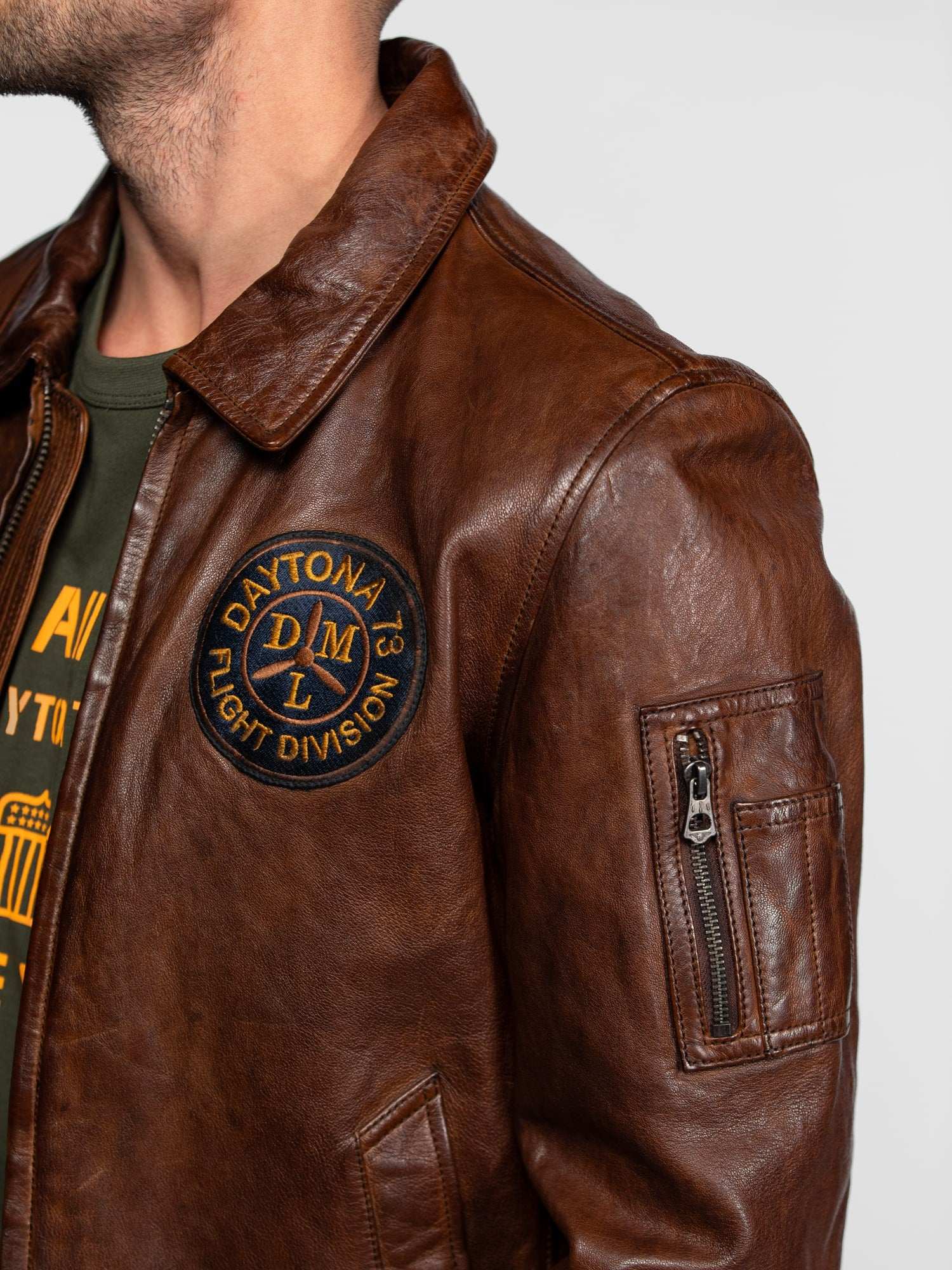 Monty - Blouson cuir aviateur - Image 4