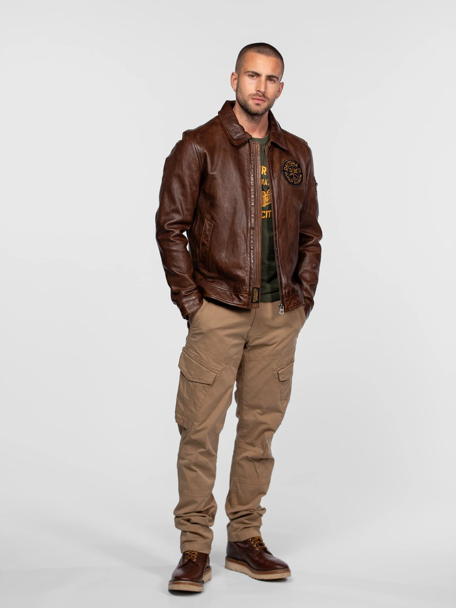 Monty - Blouson cuir aviateur - Image 7