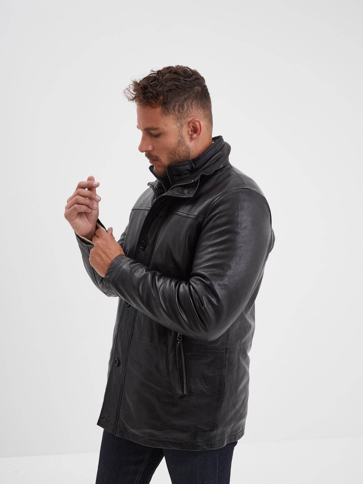 Moose - Veste cuir vintage homme - Image 11