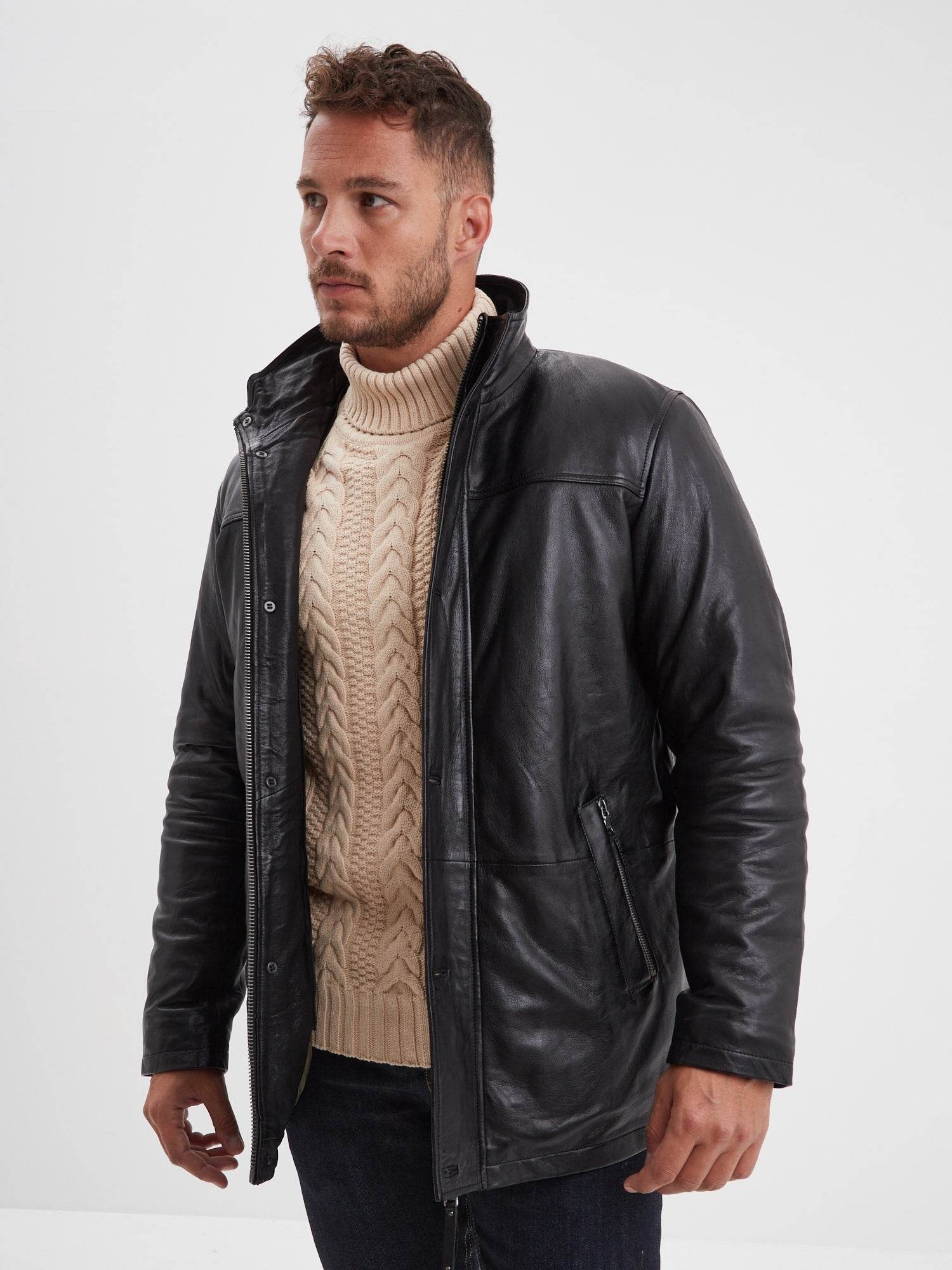 Moose - Veste cuir vintage homme - Image 12