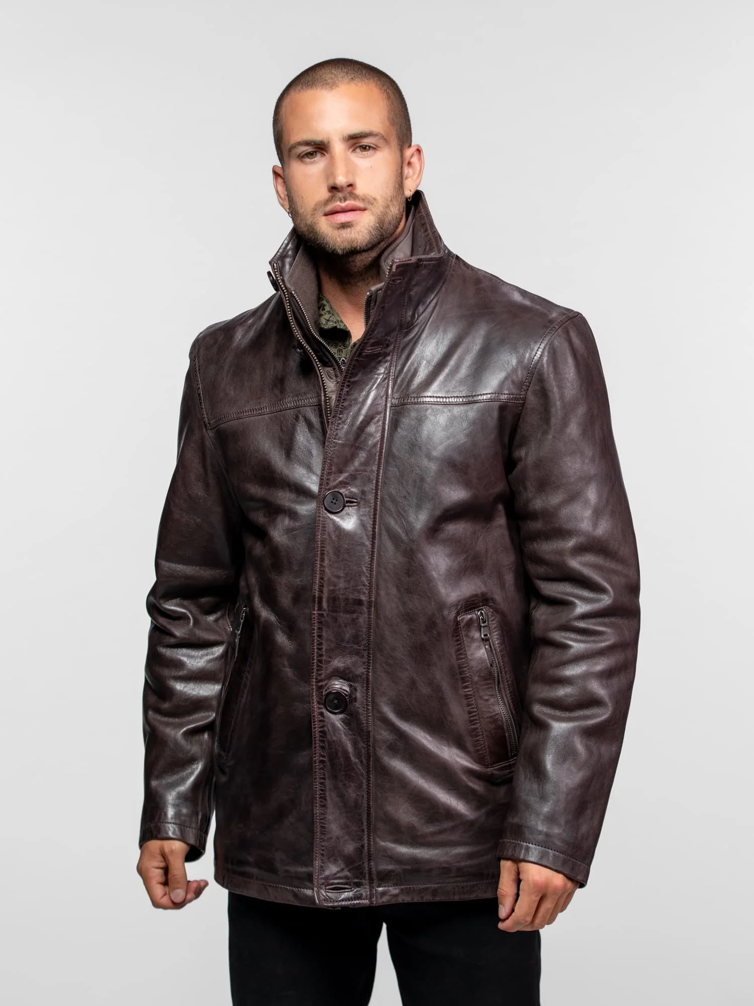 Moose - Veste cuir vintage homme - Image 14