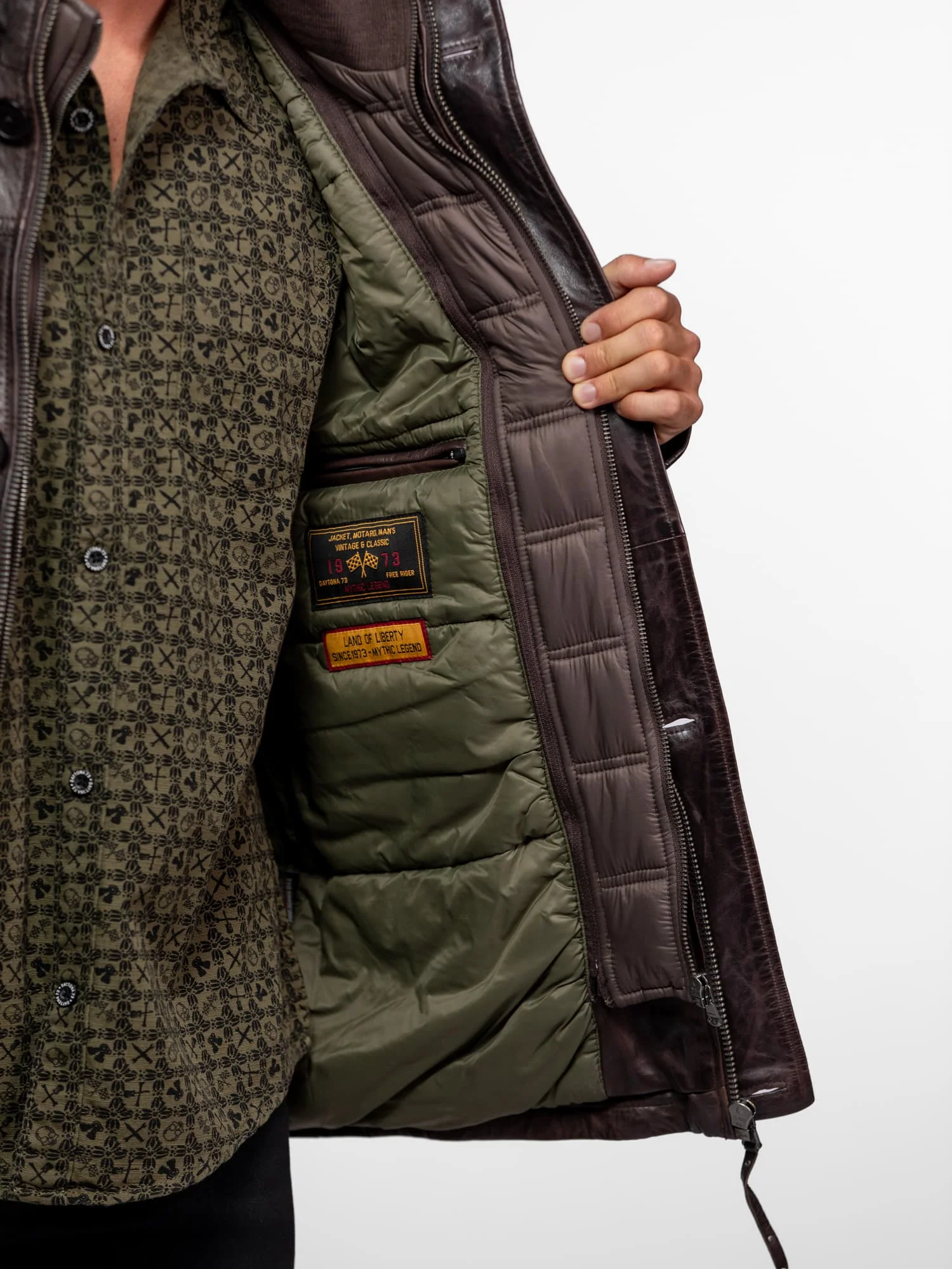 Moose - Veste cuir vintage homme - Image 17