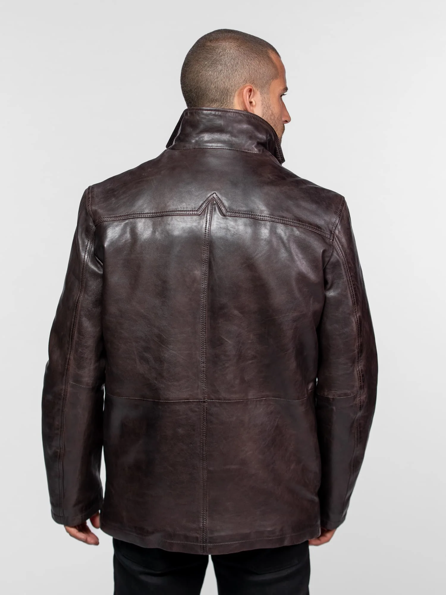 Moose - Veste cuir vintage homme - Image 18