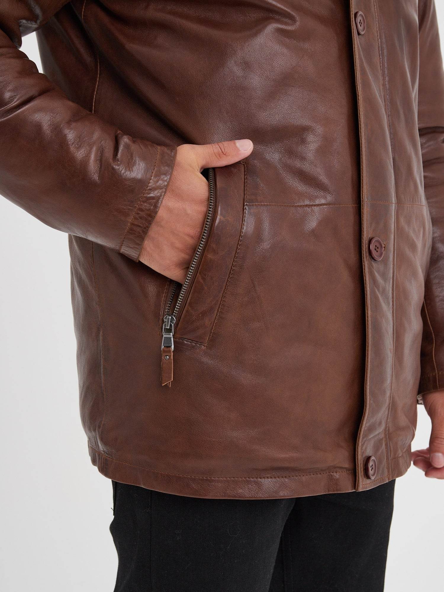 Moose - Veste cuir vintage homme - Image 6