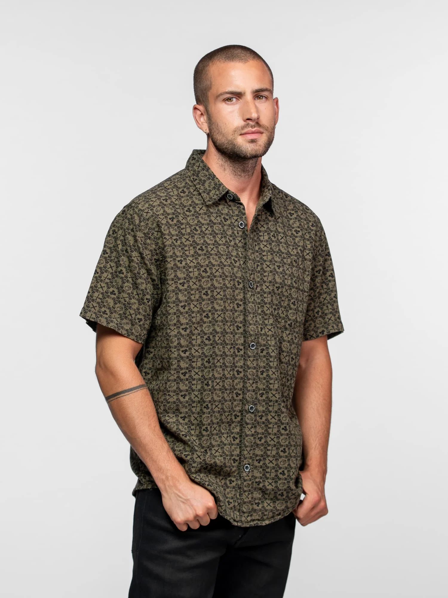 Moss - Chemise à motifs moto - Image 6