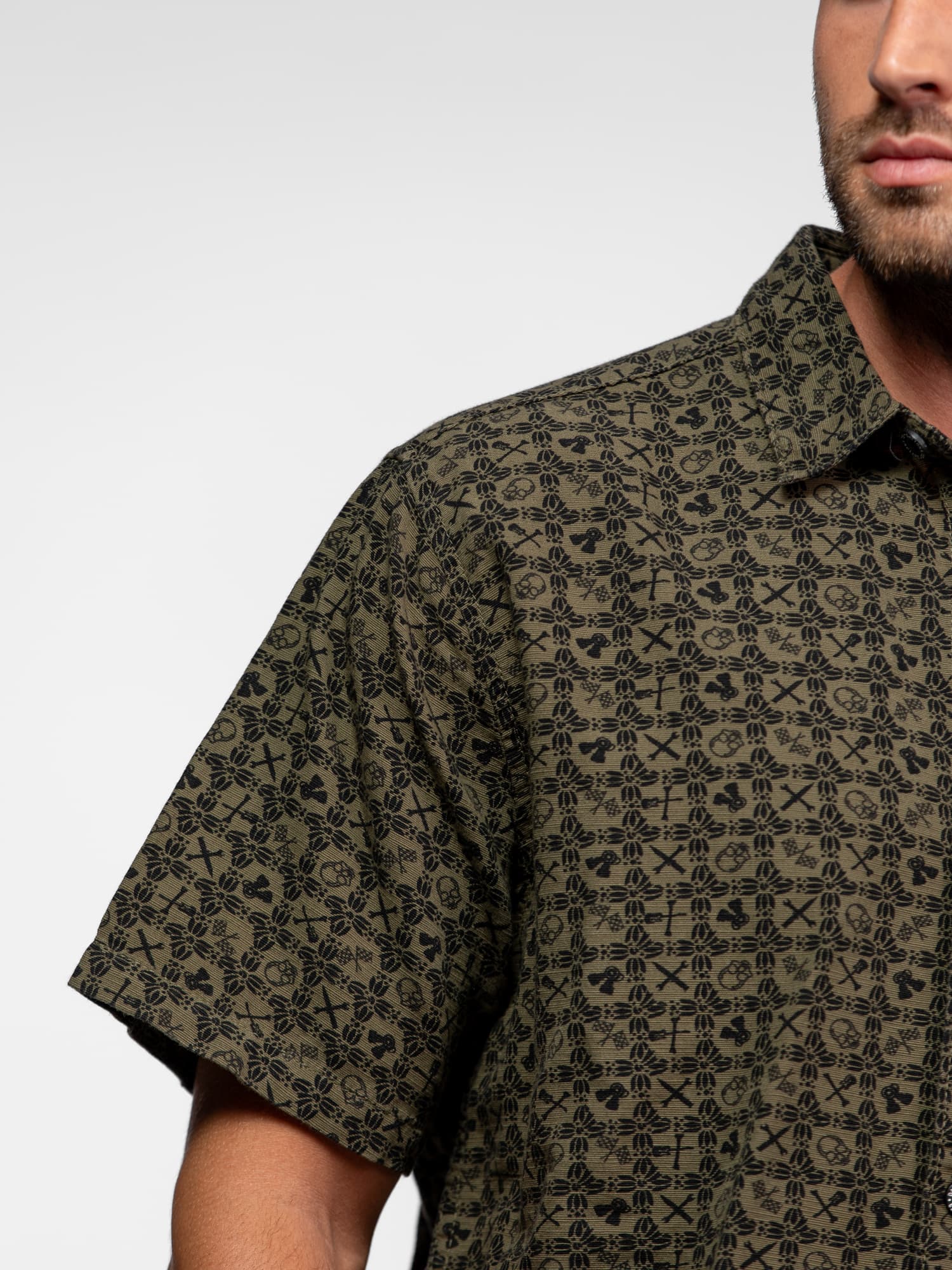 Moss - Chemise à motifs moto - Image 7