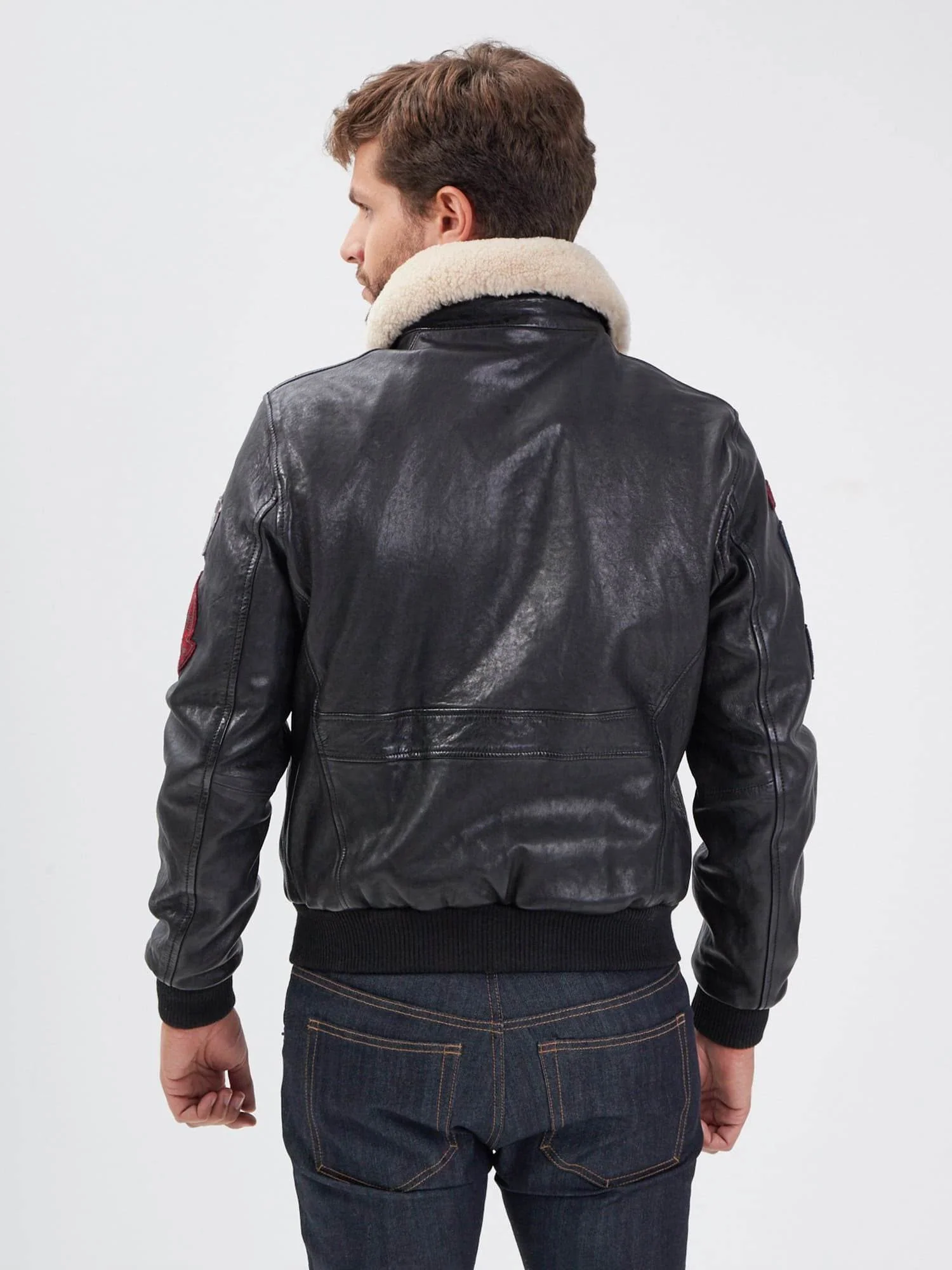 Mythic - Blouson air force cuir homme - Image 13