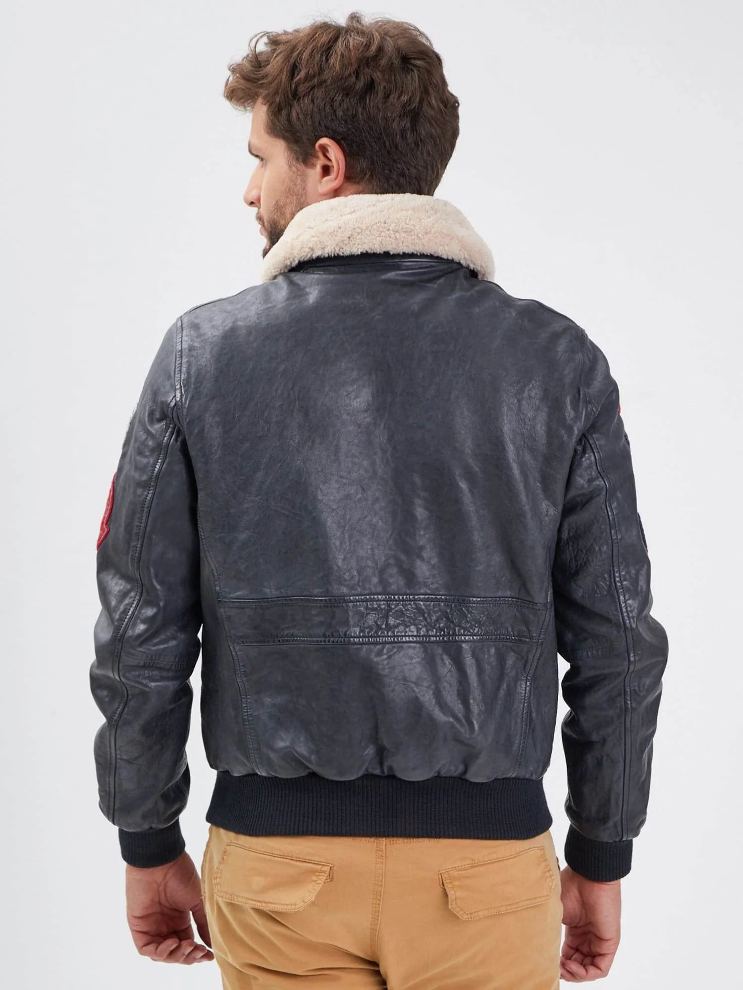 Mythic - Blouson air force cuir homme - Image 27