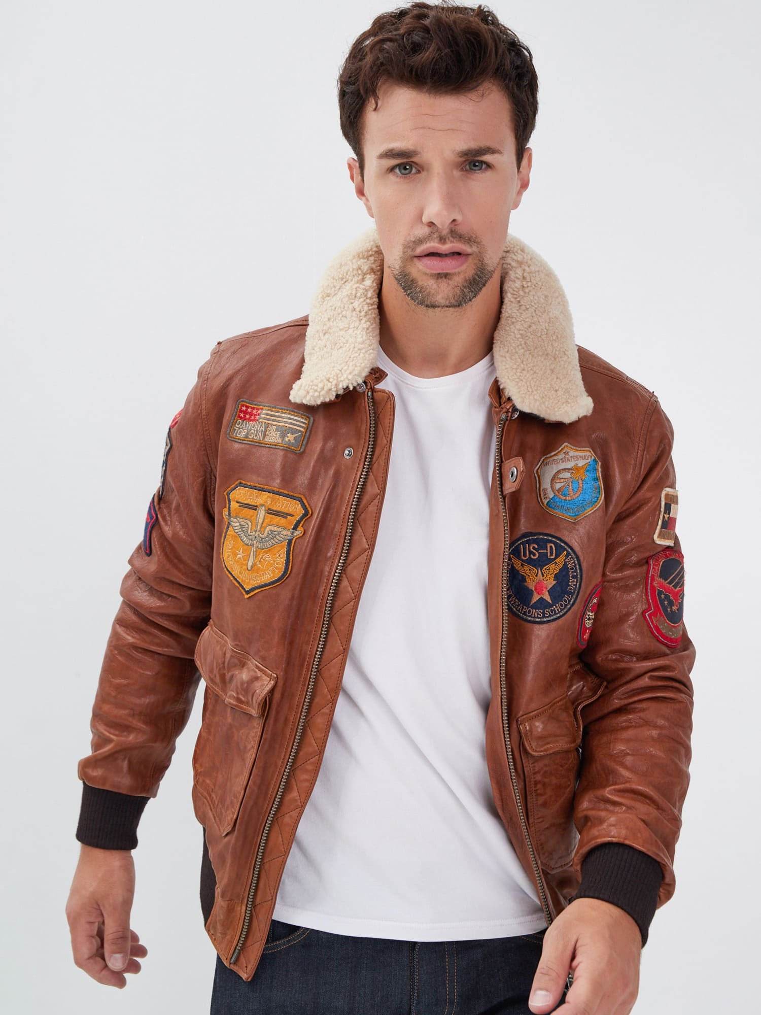 Mythic - Blouson air force cuir homme - Image 29