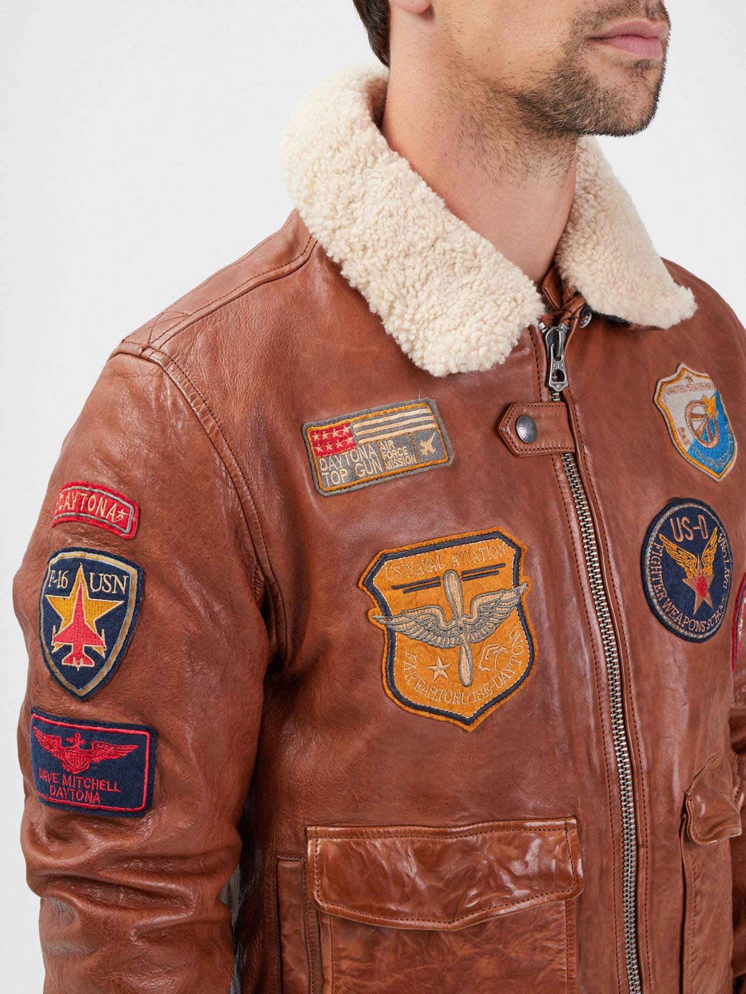 Mythic - Blouson air force cuir homme - Image 31