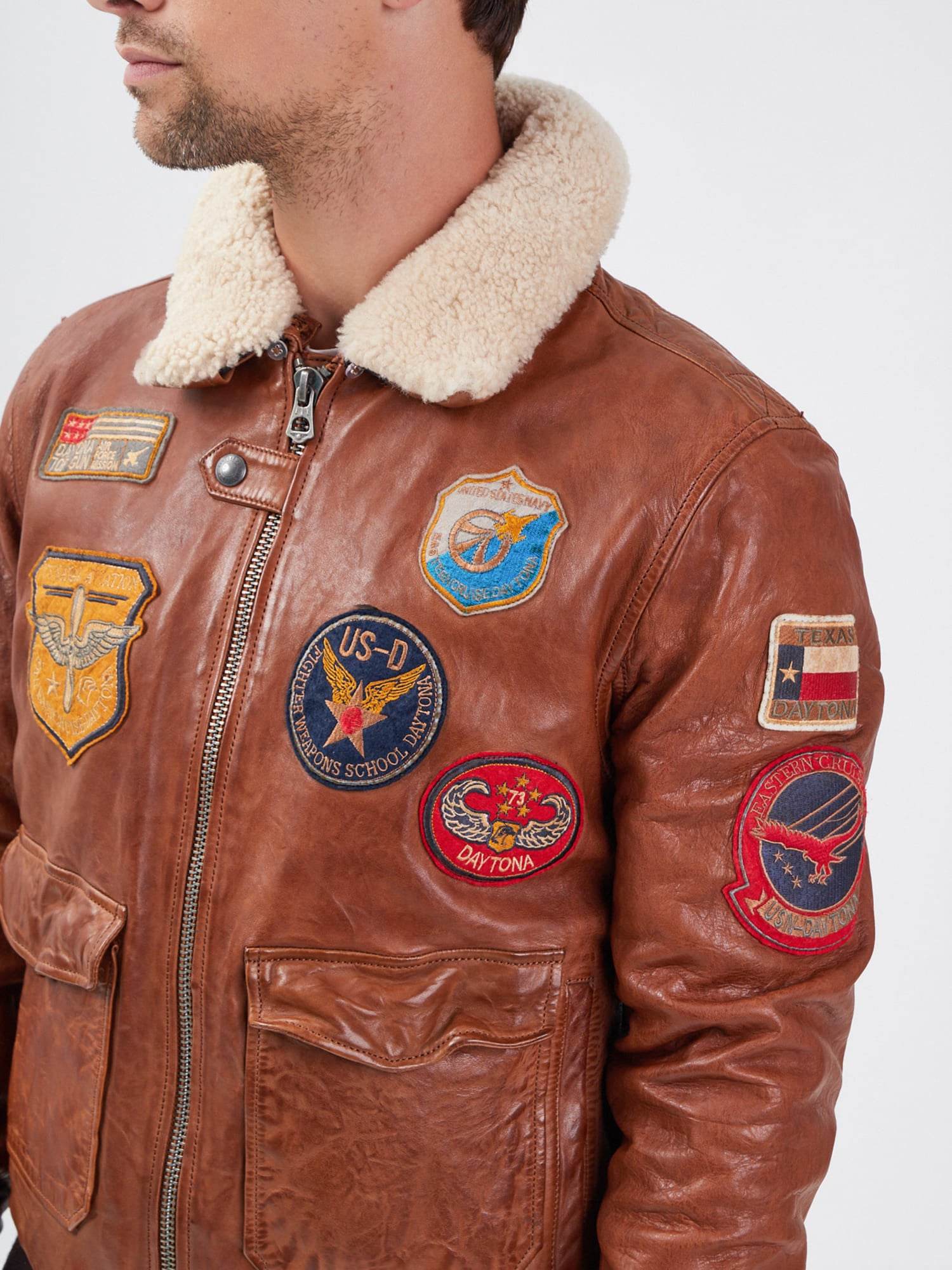Mythic - Blouson air force cuir homme - Image 32