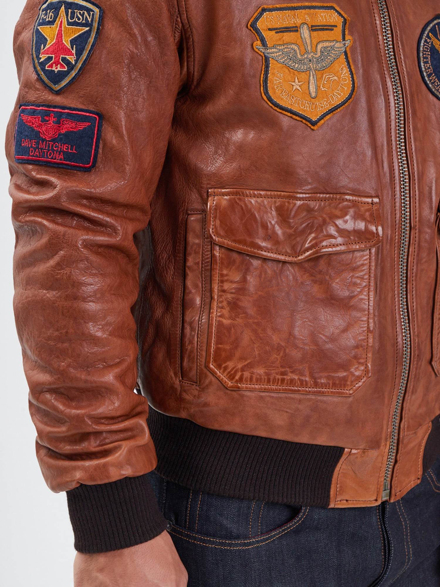 Mythic - Blouson air force cuir homme - Image 33