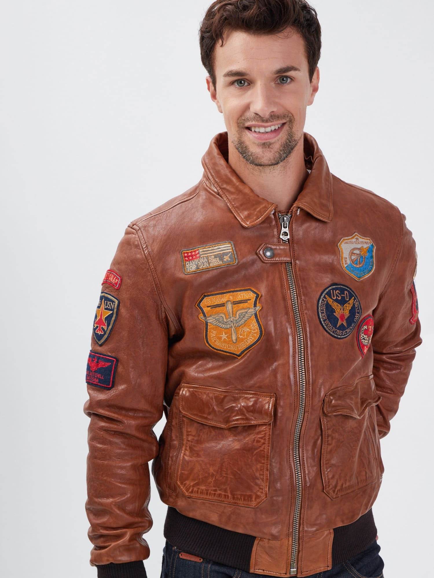 Mythic - Blouson air force cuir homme - Image 35
