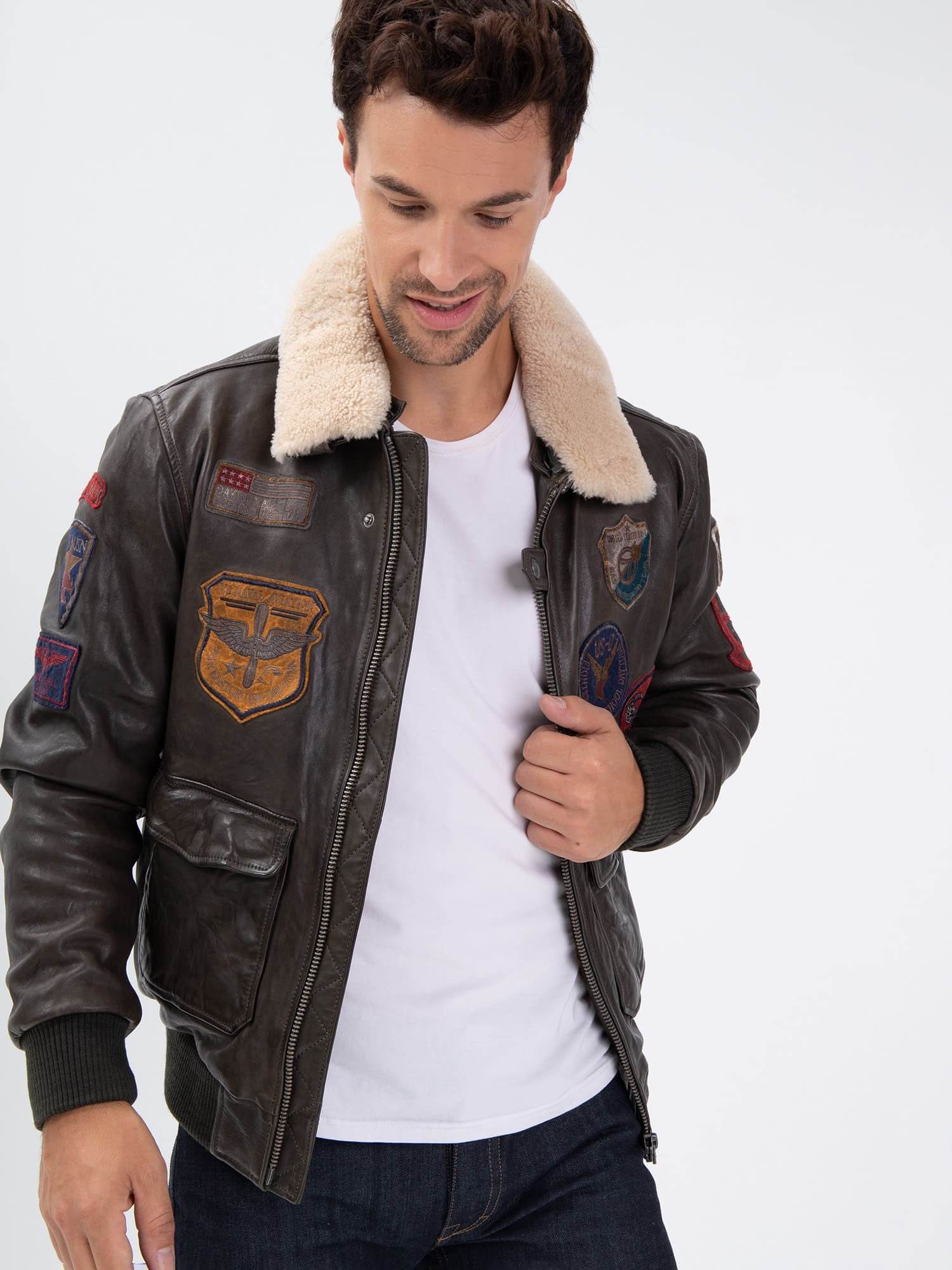 Mythic - Blouson air force cuir homme - Image 36