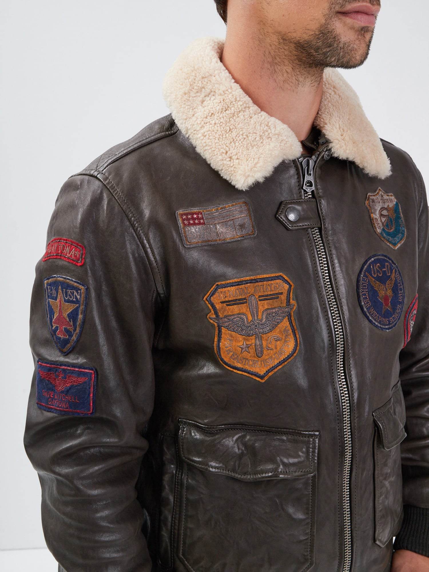 Mythic - Blouson air force cuir homme - Image 39