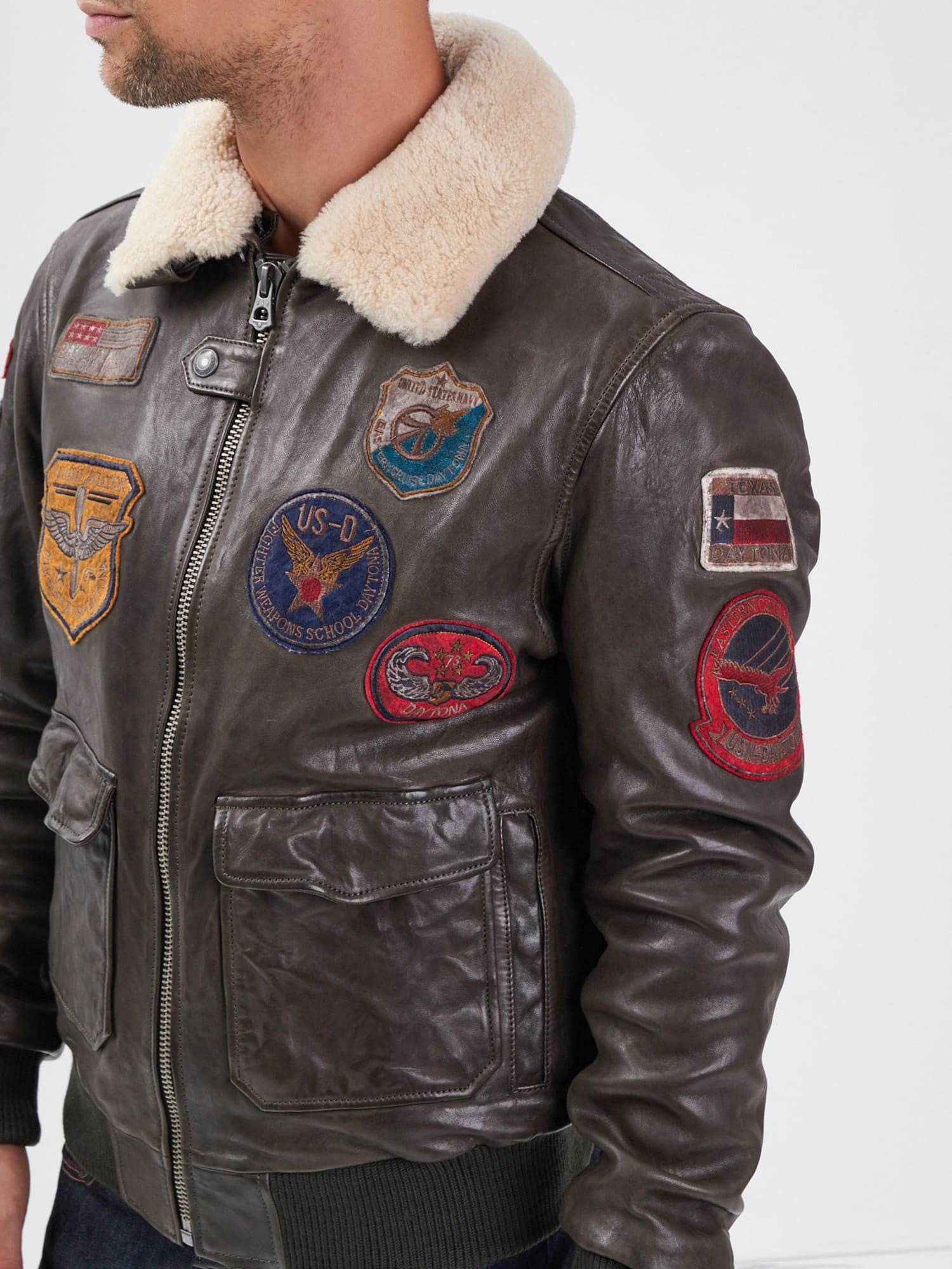 Mythic - Blouson air force cuir homme - Image 40