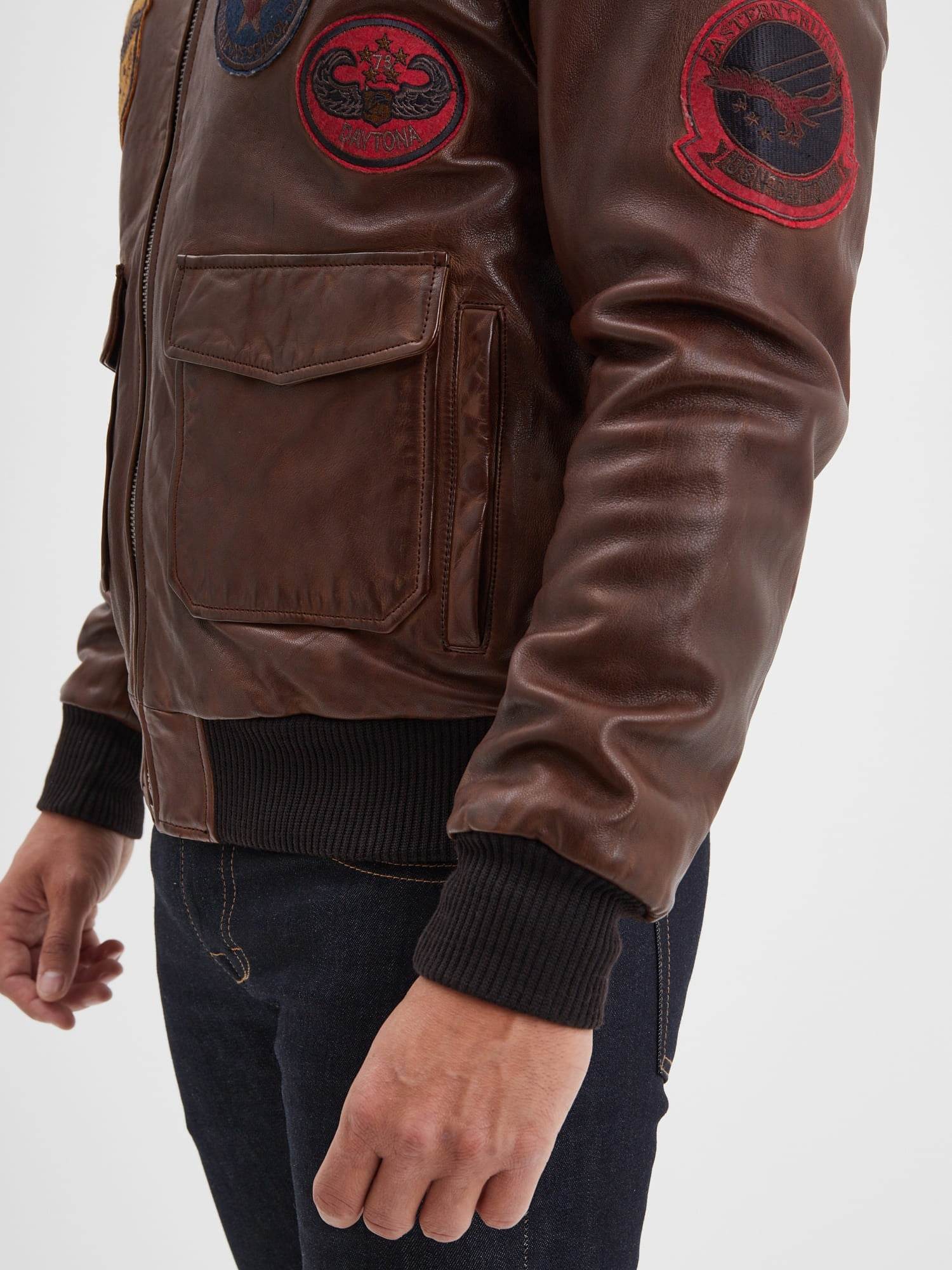 Mythic - Blouson air force cuir homme - Image 5