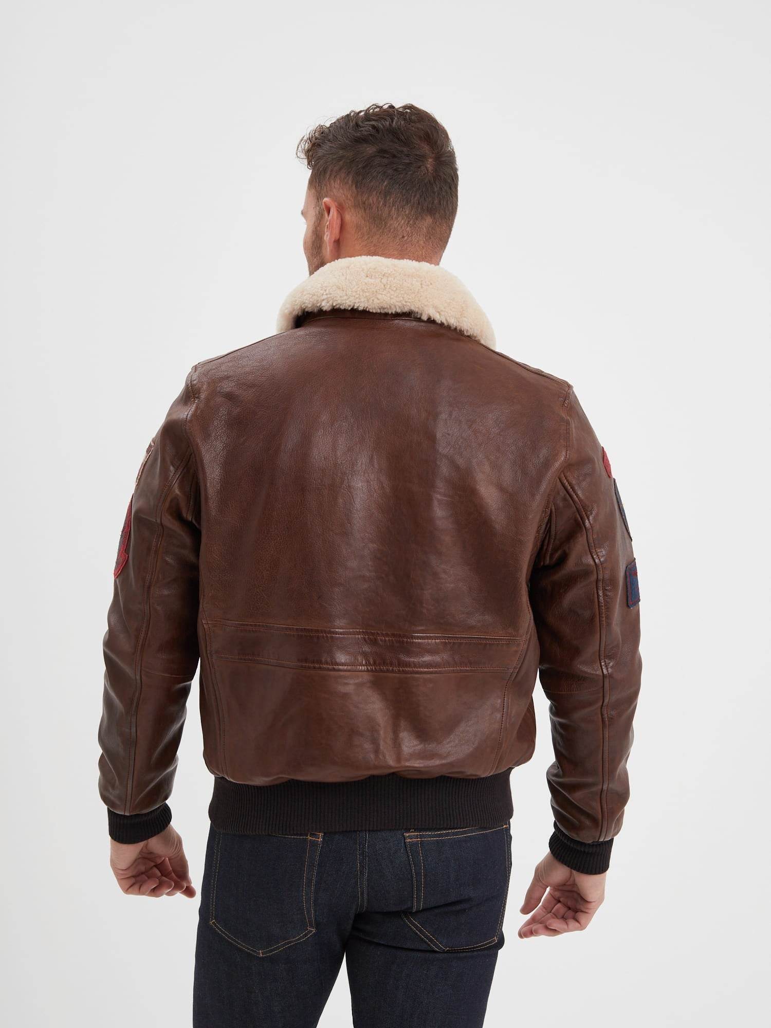Mythic - Blouson air force cuir homme - Image 6