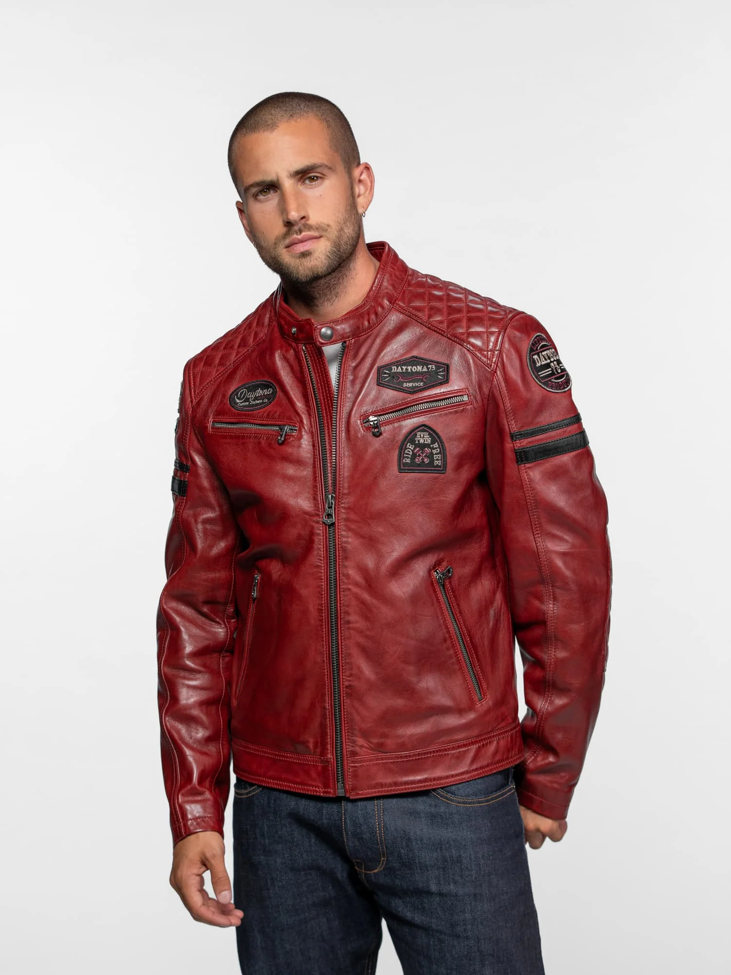 Nieto - Blouson cuir motard - Image 10