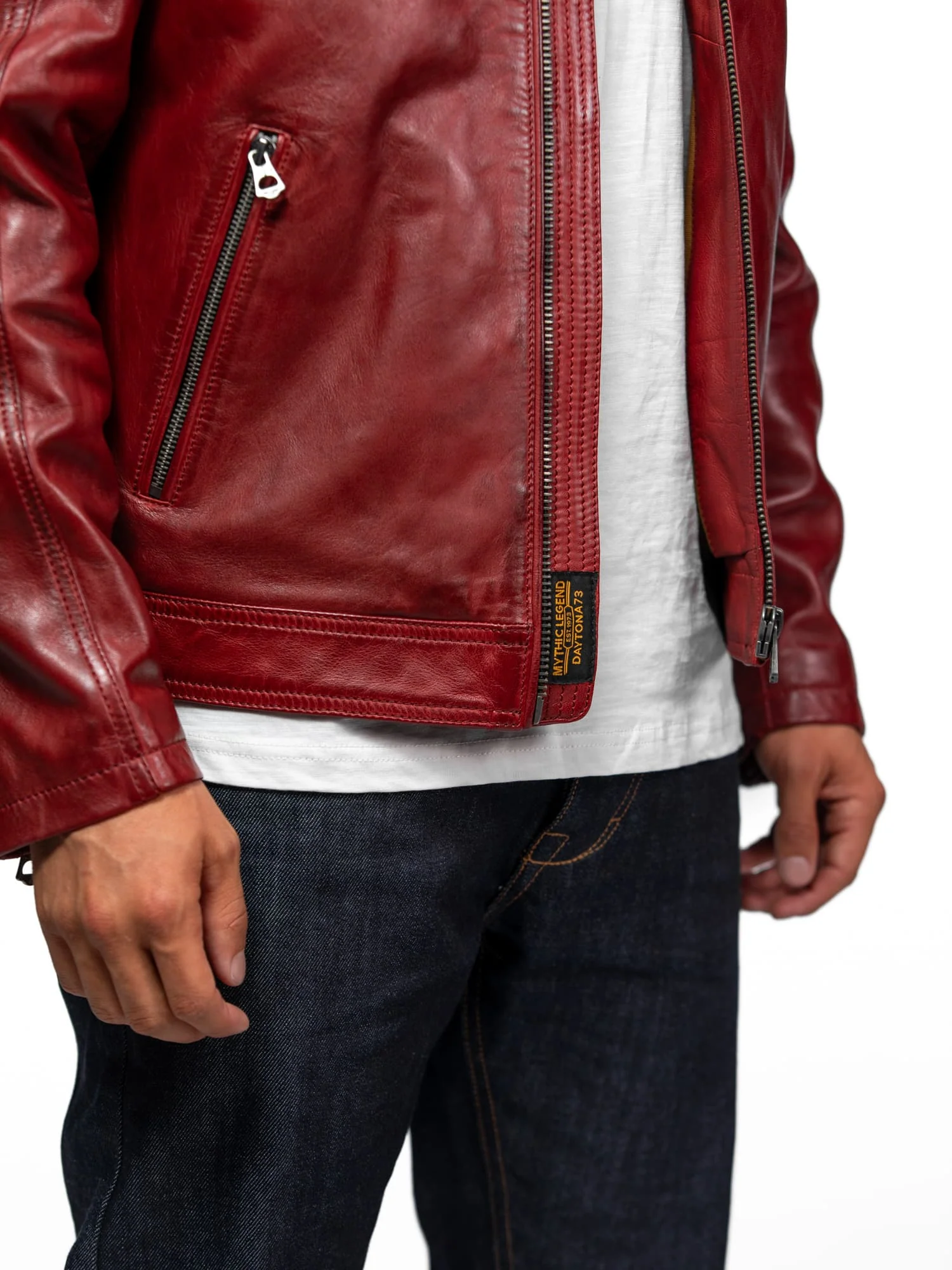 Nieto - Blouson cuir motard - Image 12