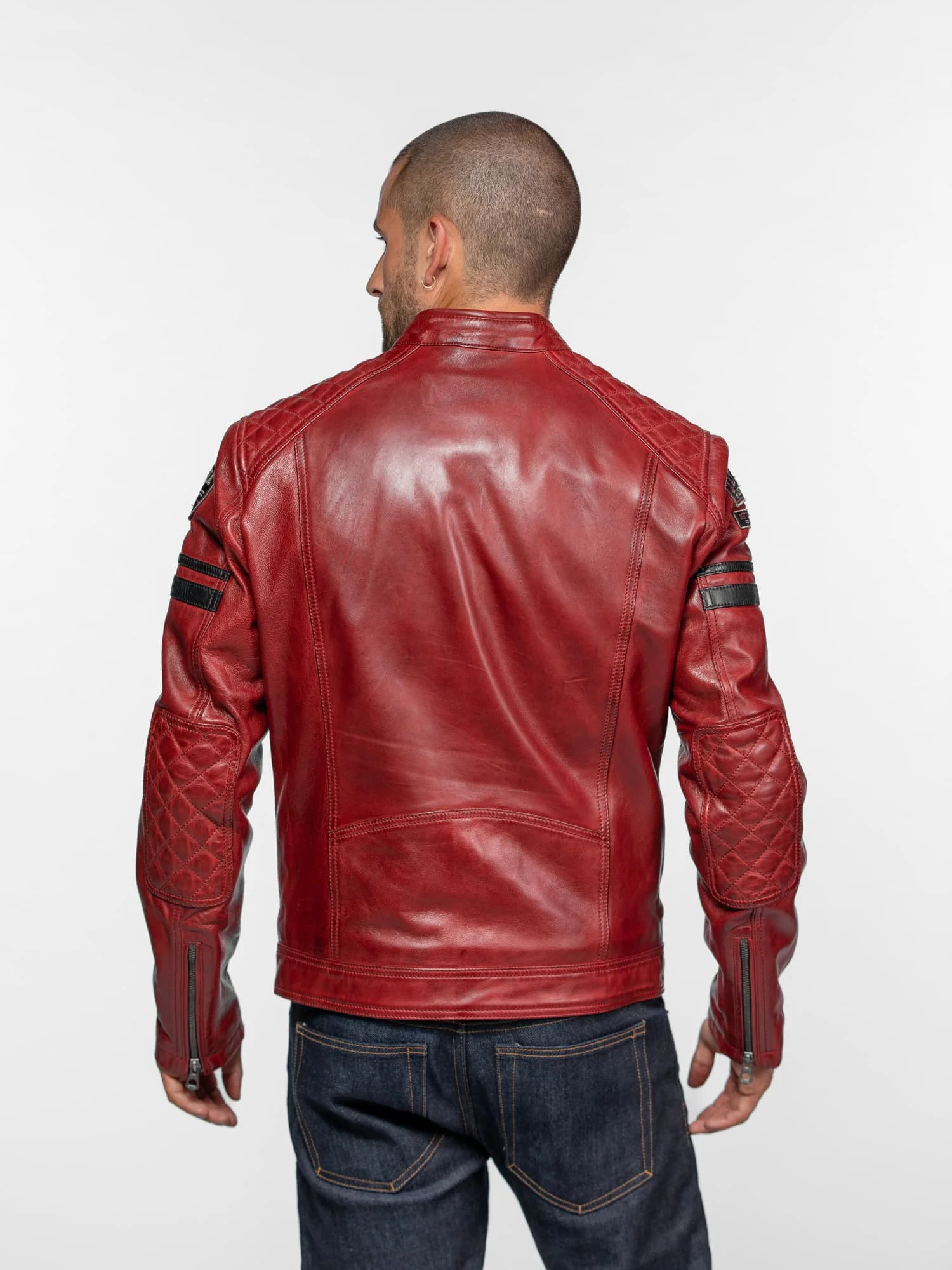 Nieto - Blouson cuir motard - Image 14