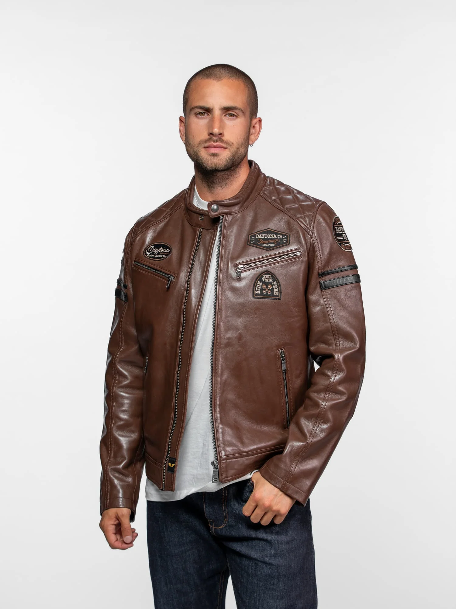 Nieto - Blouson cuir motard - Image 15