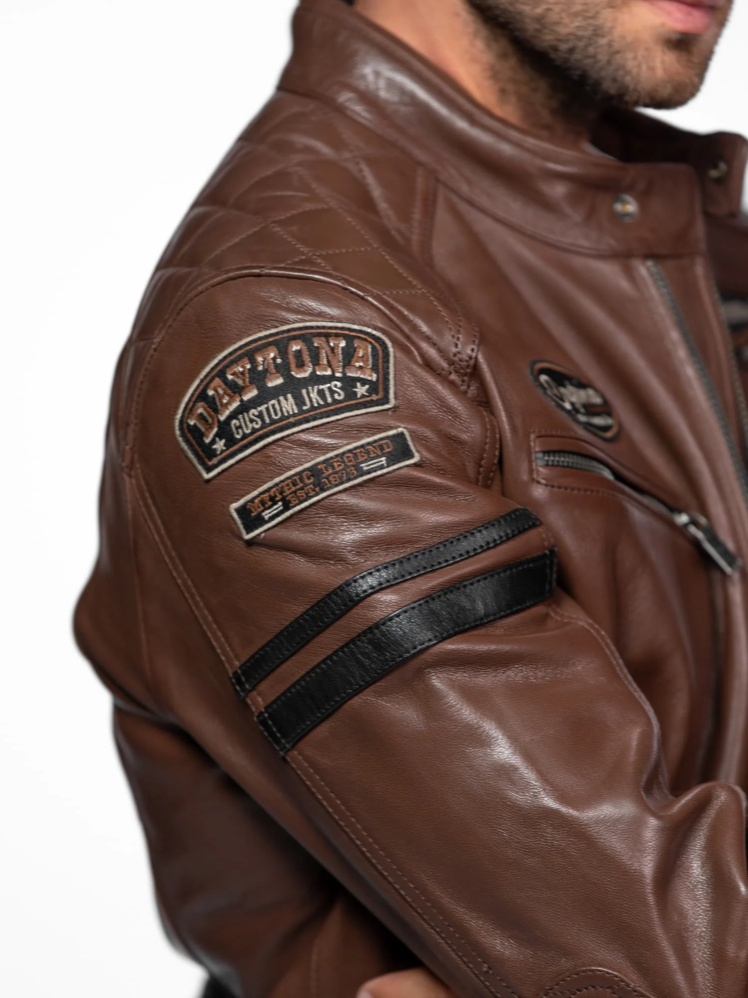 Nieto - Blouson cuir motard - Image 18