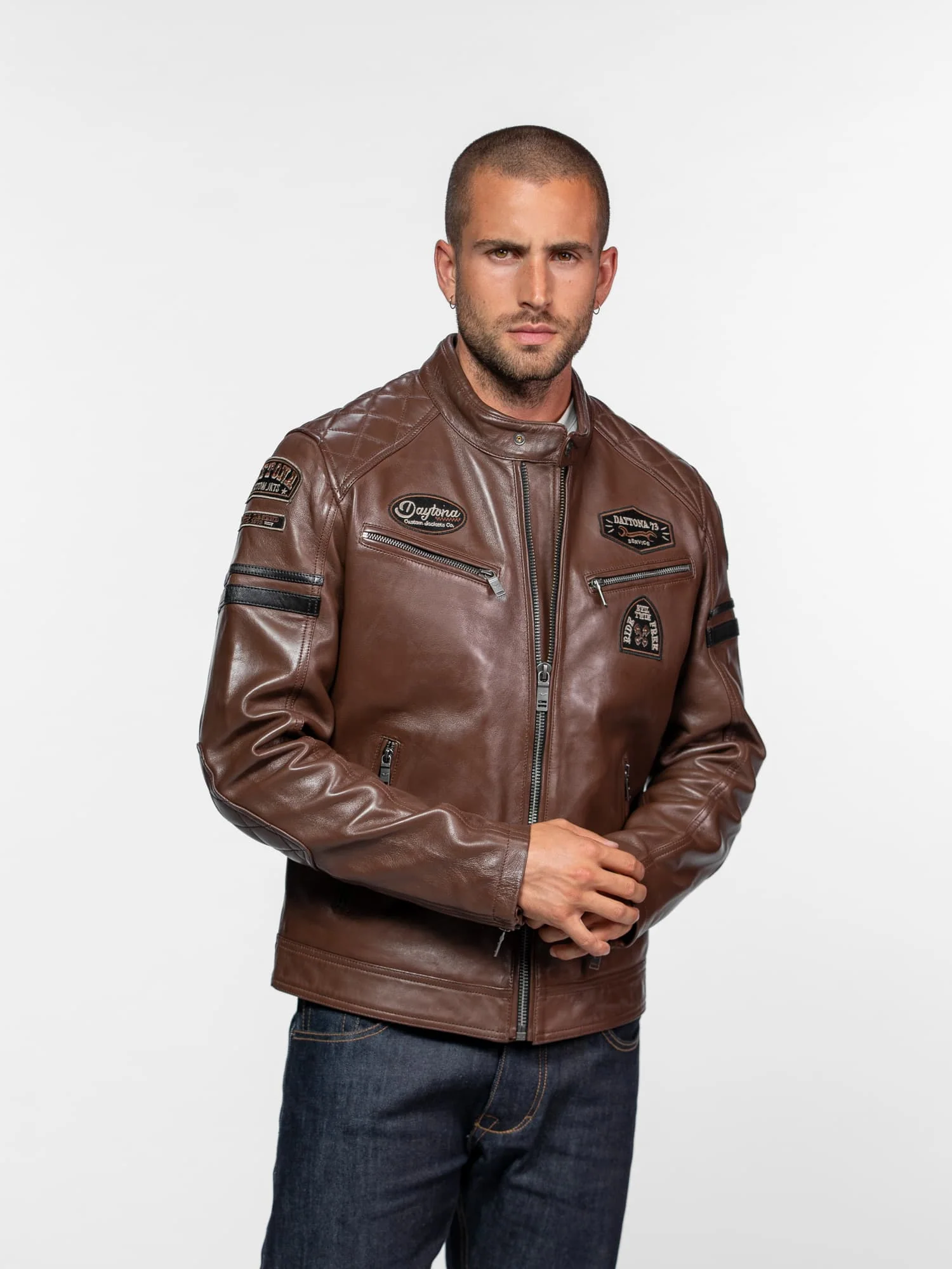 Nieto - Blouson cuir motard - Image 19