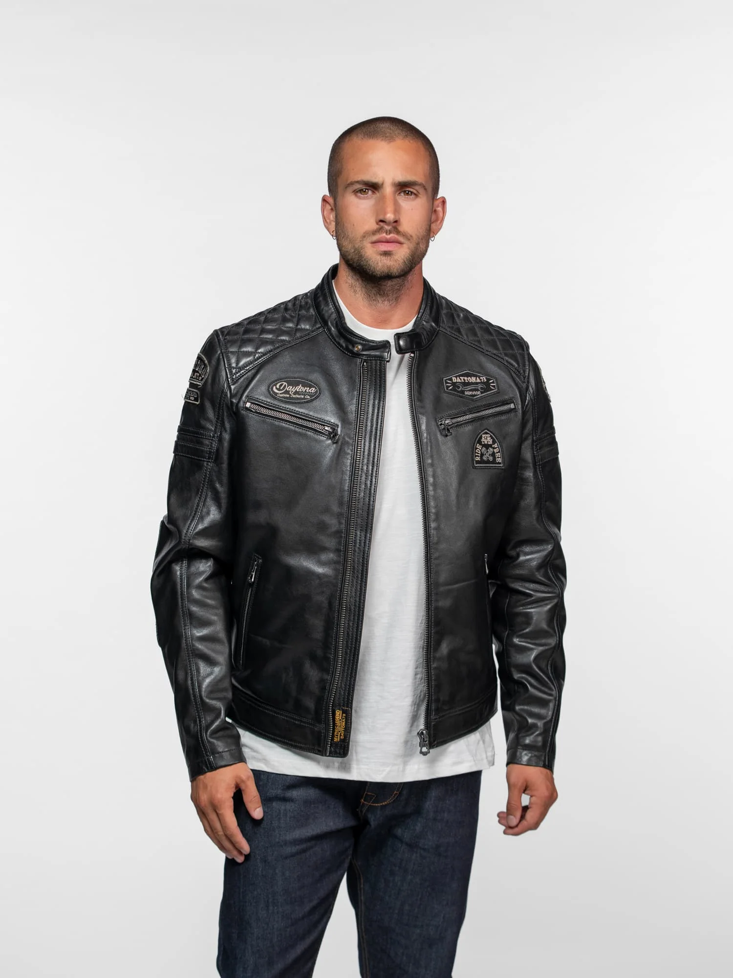 Nieto - Blouson cuir motard - Image 23
