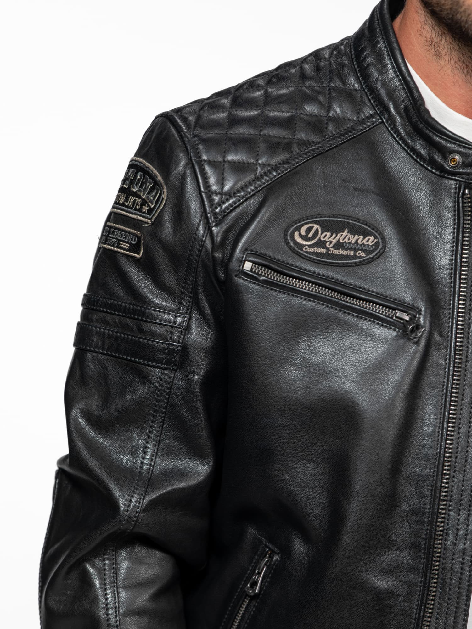 Nieto - Blouson cuir motard - Image 25