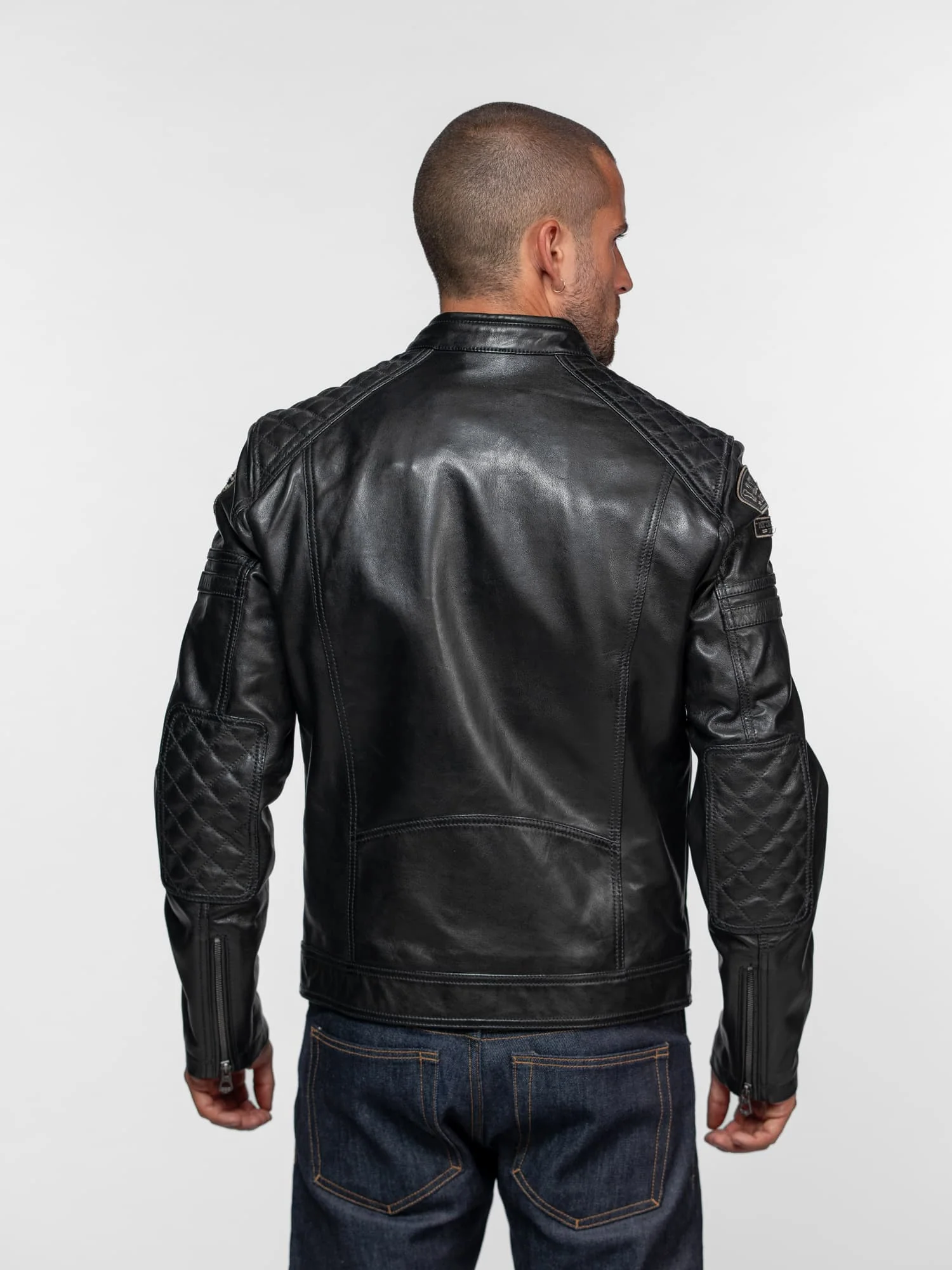 Nieto - Blouson cuir motard - Image 27