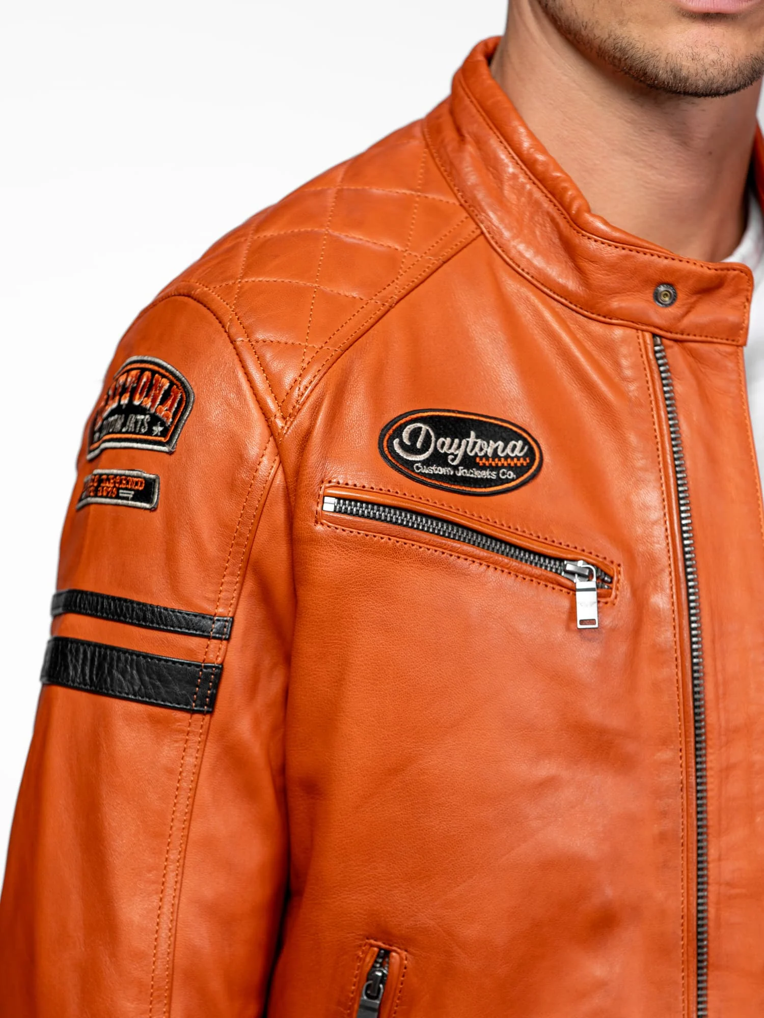 Nieto - Blouson cuir motard - Image 31