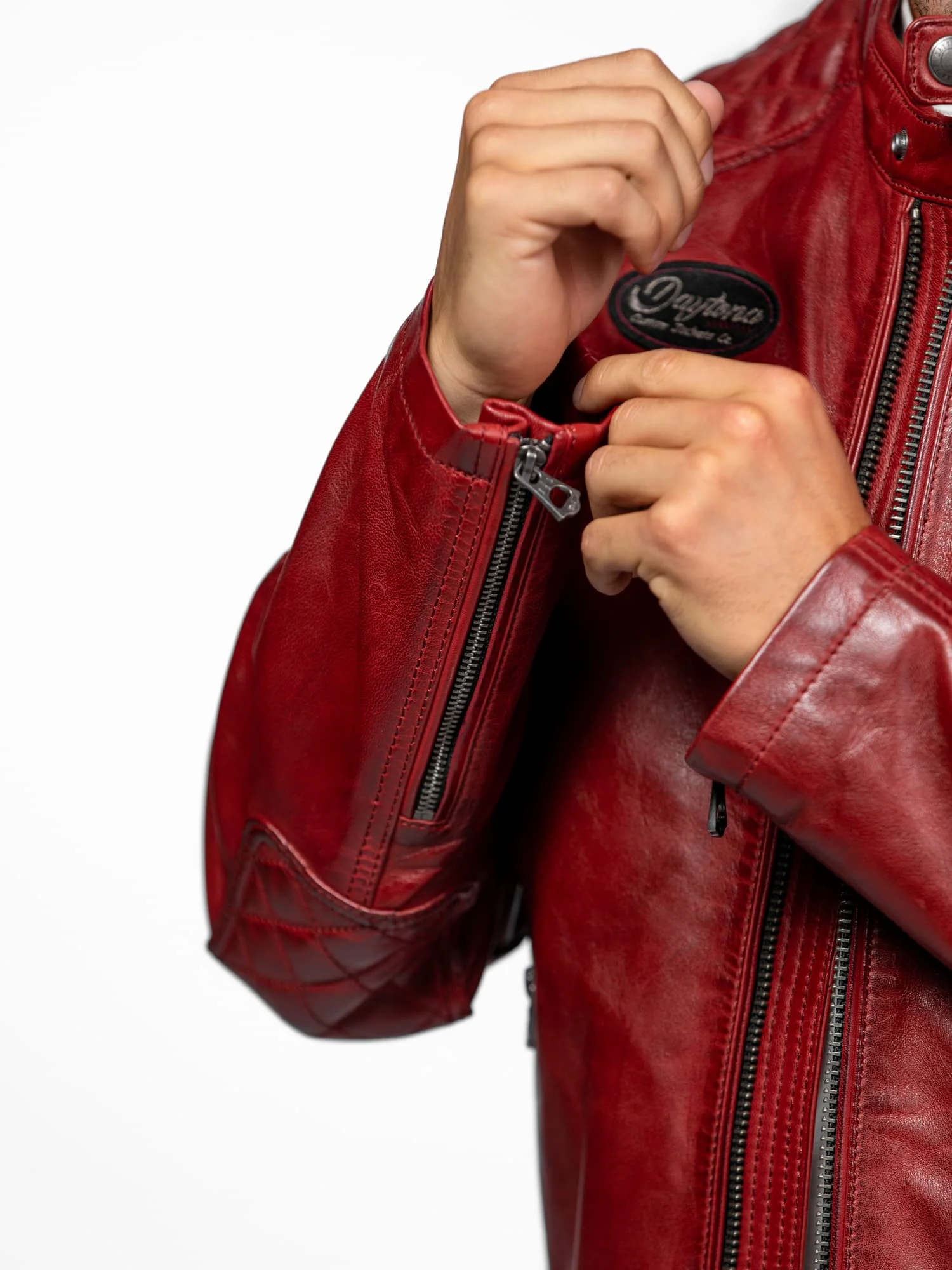 Nieto - Blouson cuir motard - Image 8