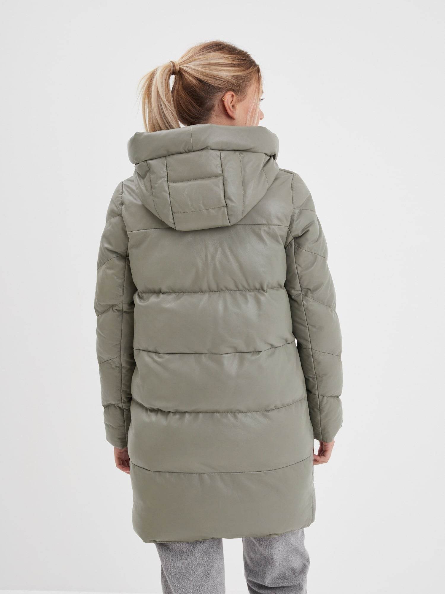 Olgar - Doudoune cuir femme - Image 11