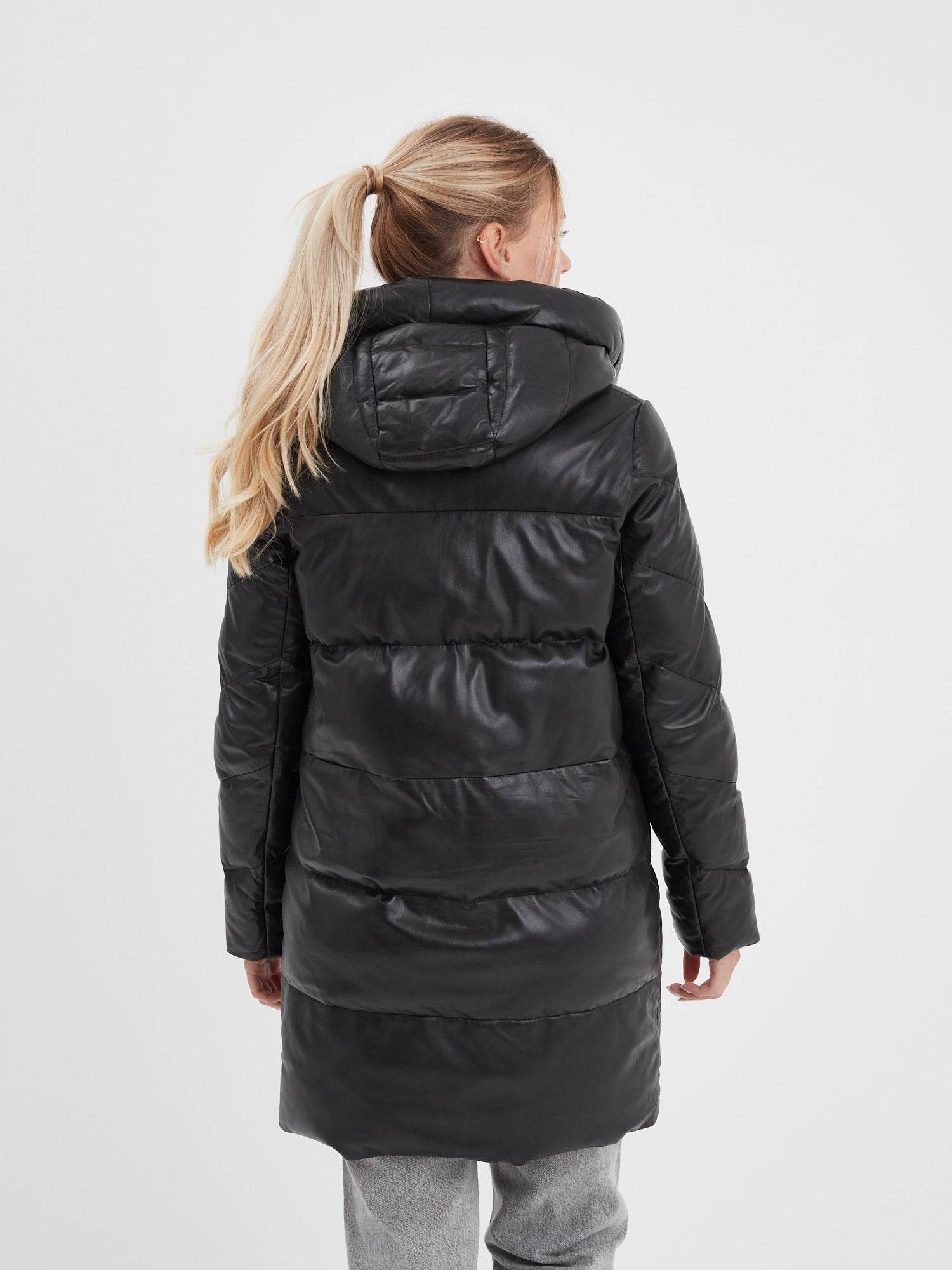 Olgar - Doudoune cuir femme - Image 12