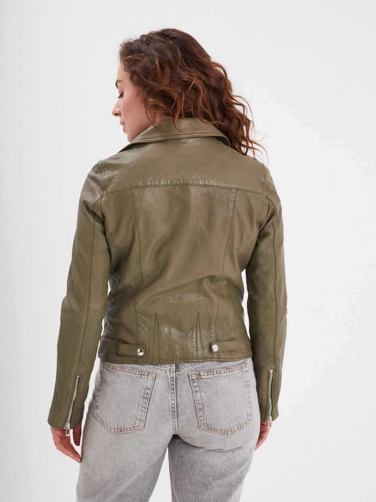 Olympe - Blouson biker cuir femme - Image 103