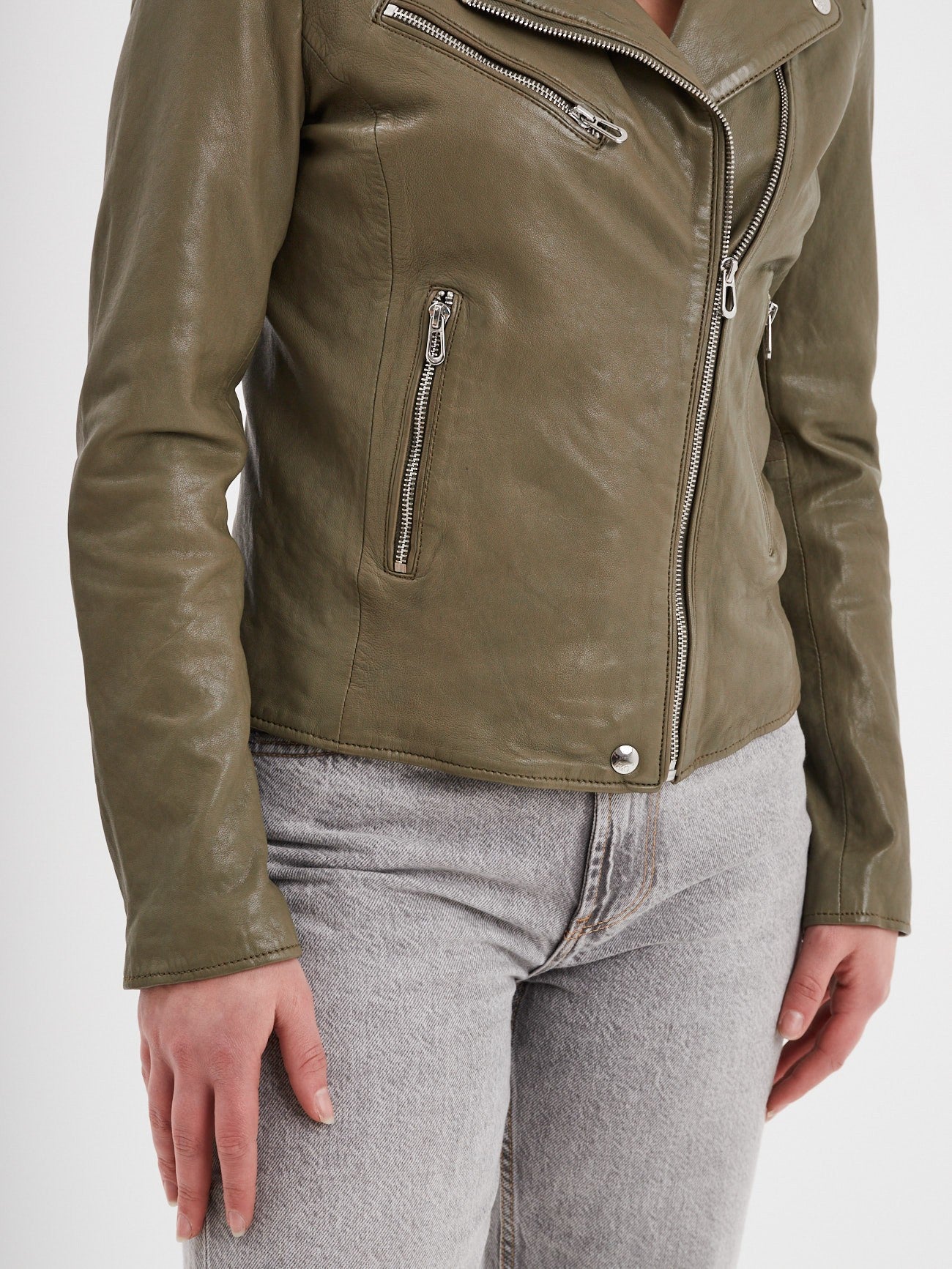 Olympe - Blouson biker cuir femme - Image 104