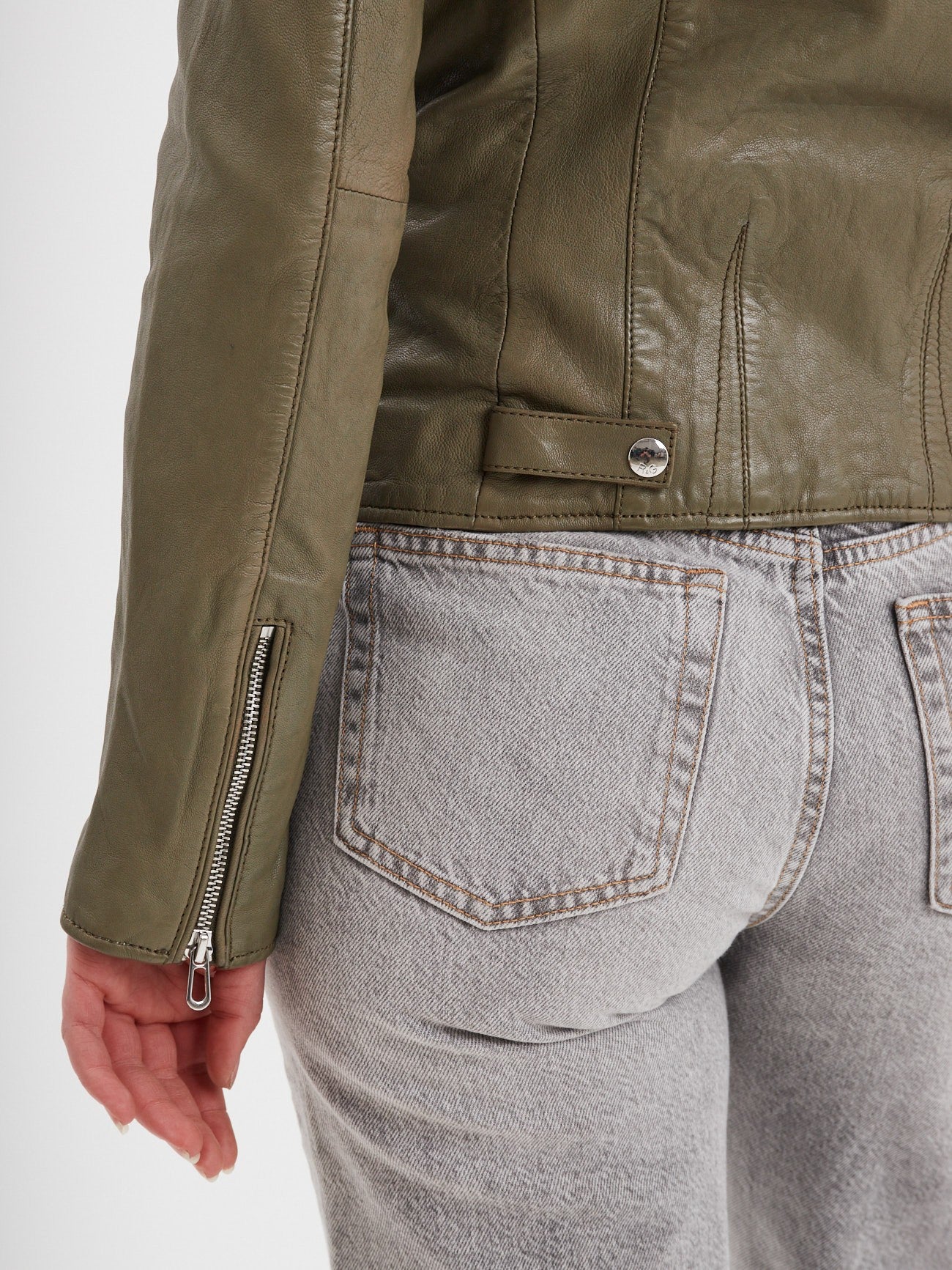 Olympe - Blouson biker cuir femme - Image 106